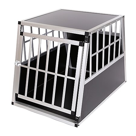 zoomundo Hundetransportbox / Kofferraumbox aus Aluminium - 1-Türig Premium - Bild 1