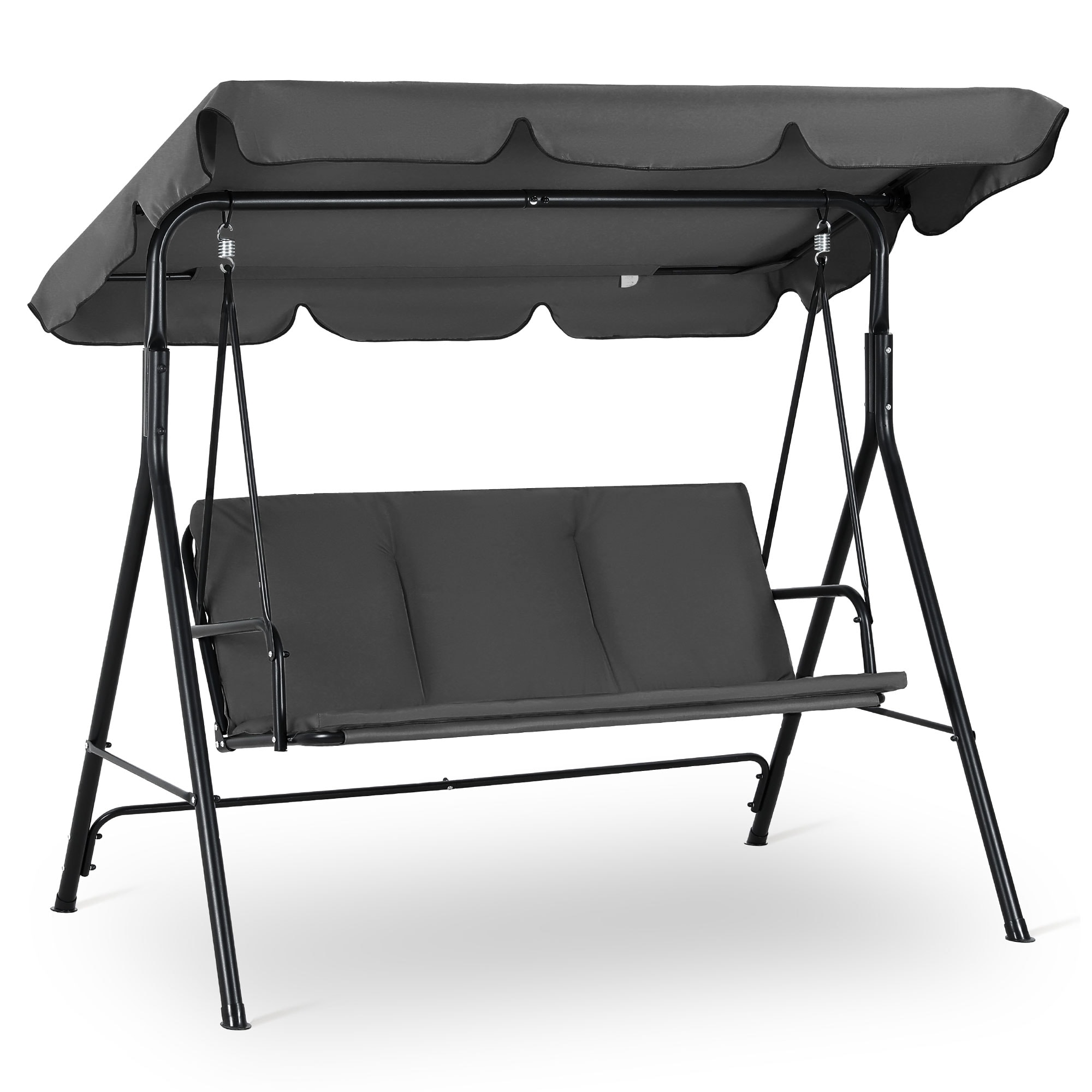 Strattore Hollywoodschaukel Gartenschaukel / Gartenliege 175 x 110 x 153 cm - Anthrazit - Bild 1