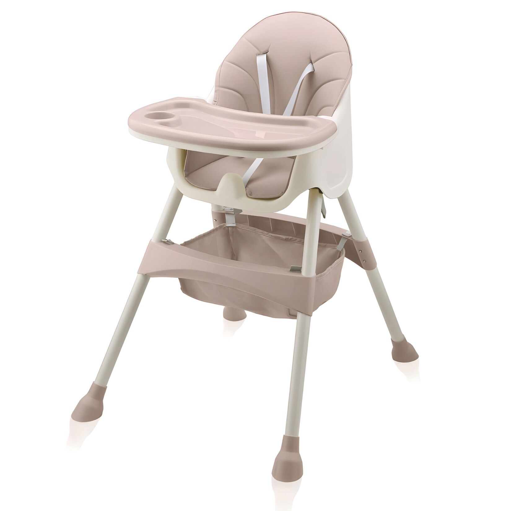 Baby Vivo Design 2in1 Kinderhochstuhl – Oscar in Pink | 04260595752135