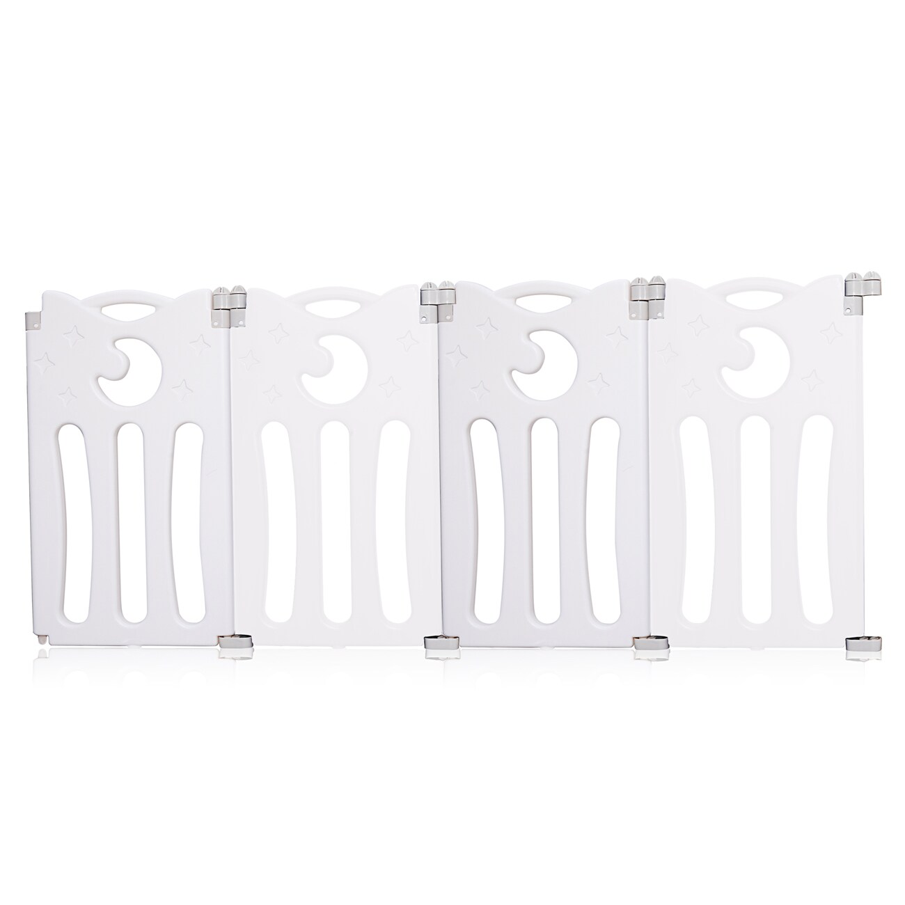 Baby Vivo Zusatzpaket f&uuml;r Laufgitter aus Kunststoff 4 Elemente - Eule - Bild 1