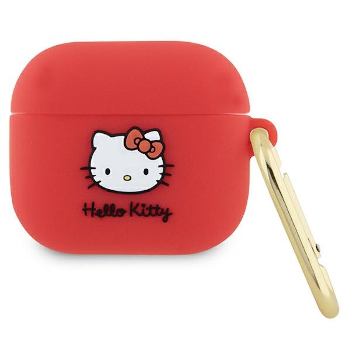 Hello Kitty Apple AirPods 3 Silikon 3D Kitty Head Cover Schutzh&uuml;lle - Bild 1