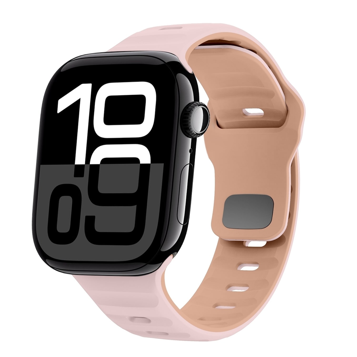 F&uuml;r Apple Watch Series 11 10 42mm / 9 8 7 41 / 6 SE 5 40mm Band Rosa - Bild 1