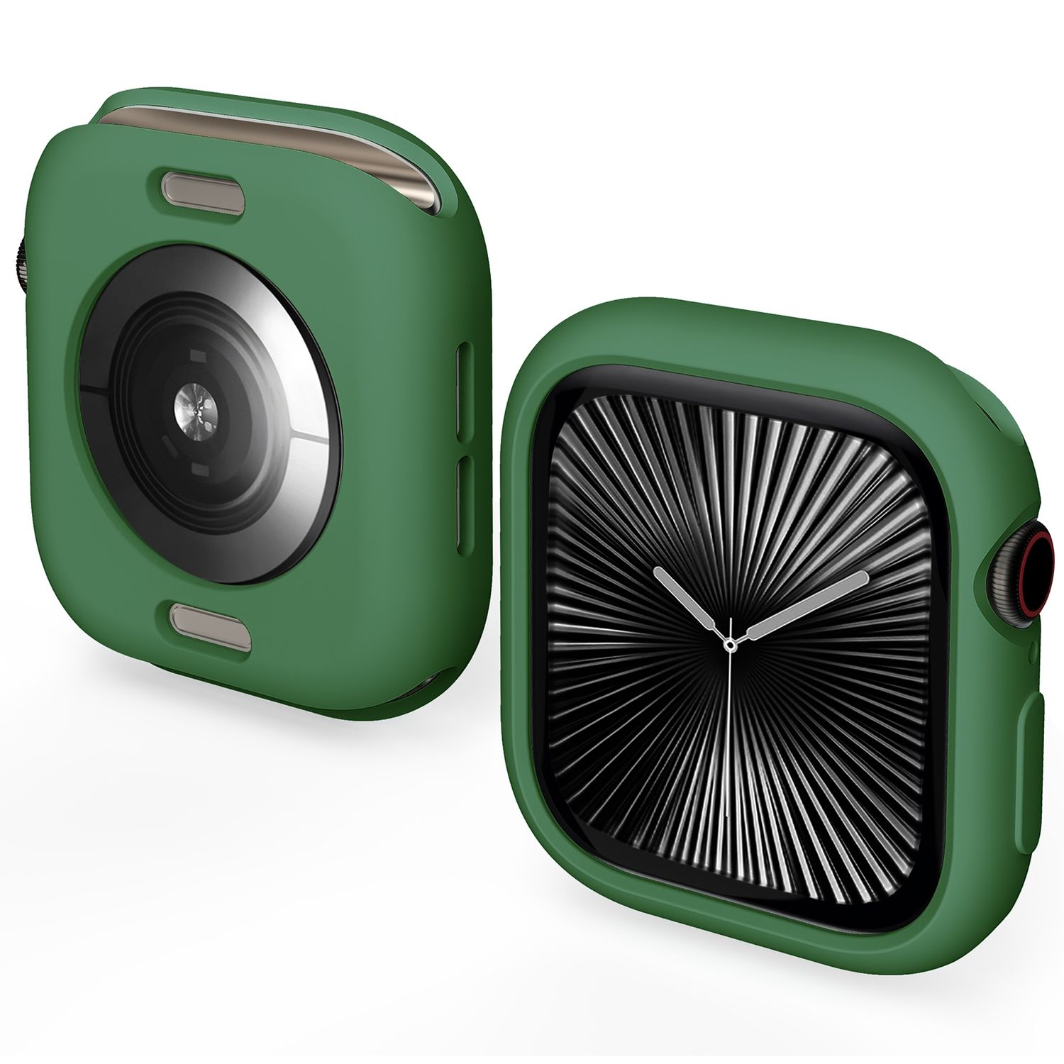 F&uuml;r Apple Watch Series 10 42mm Candy Design TPU Geh&auml;use H&uuml;lle Gr&uuml;n - Bild 1