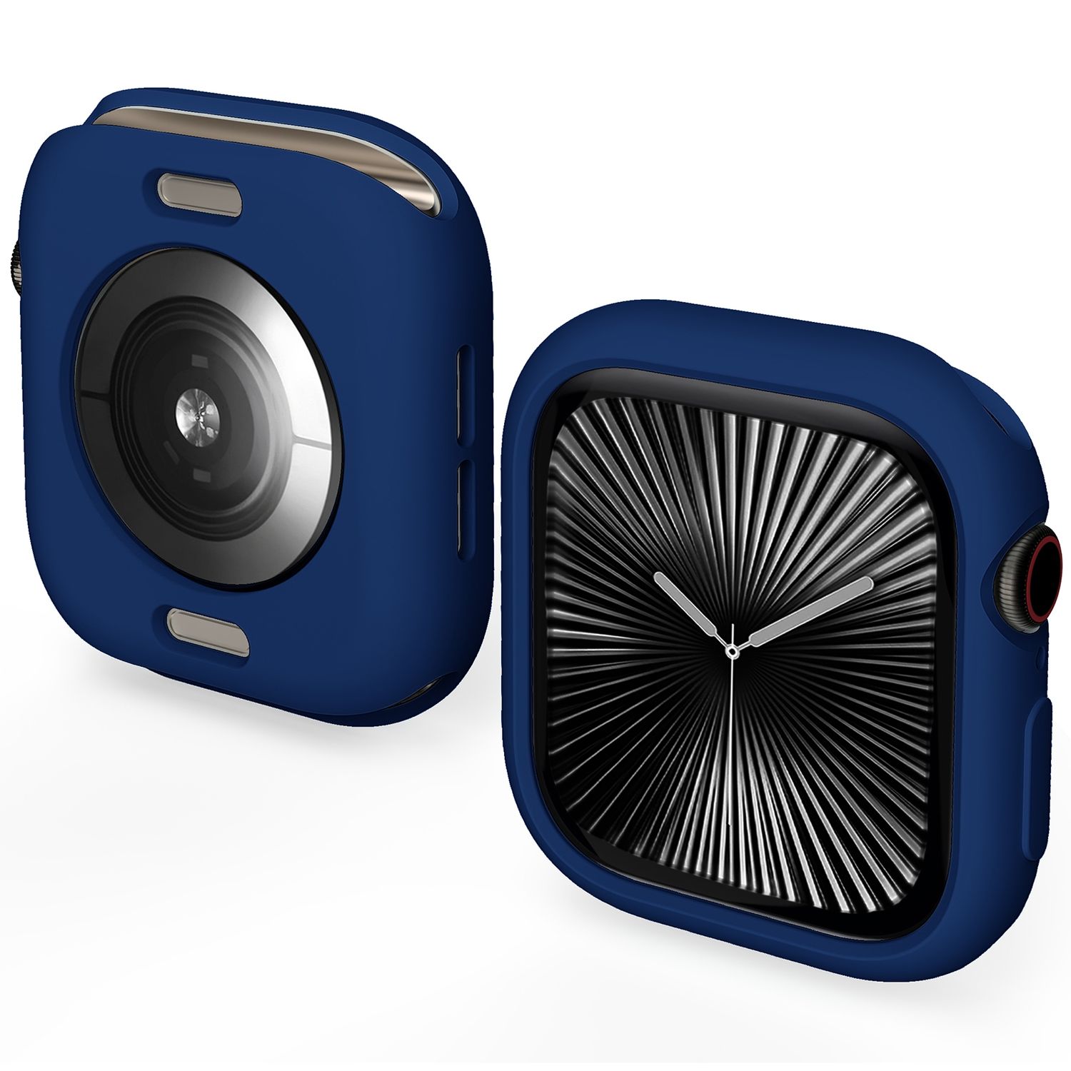 F&uuml;r Apple Watch Series 10 46mm Candy Design TPU Geh&auml;use H&uuml;lle D- Blau - Bild 1