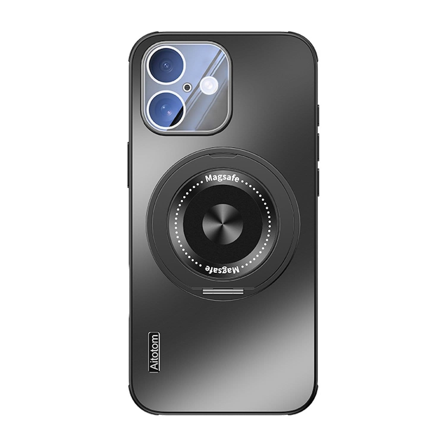 F&uuml;r Apple iPhone 16 Plus MagSafe H&uuml;lle mit K&uuml;hlung Linsenschutz Grau - Bild 1