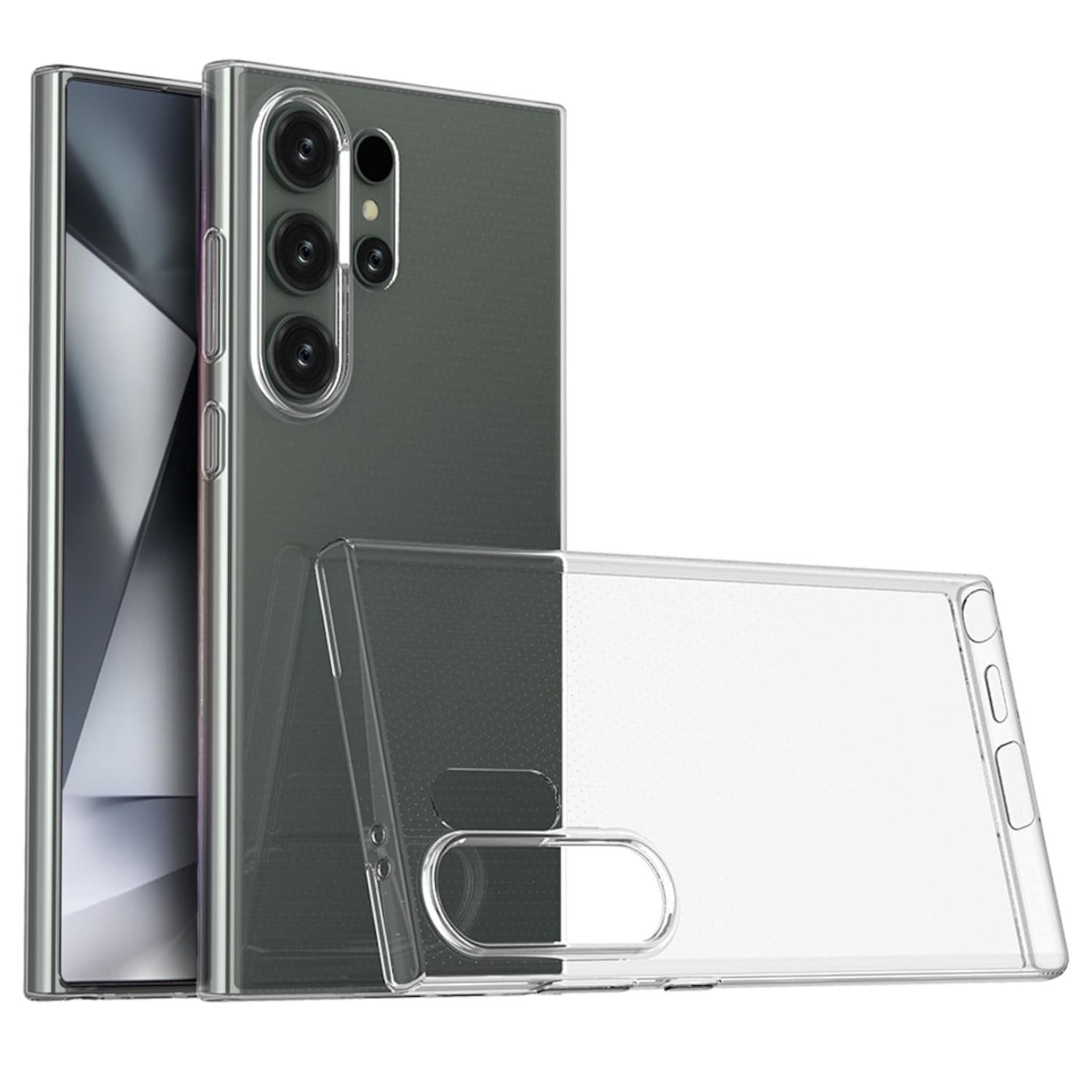 F&uuml;r Samsung Galaxy S25 Ultra Silikon TPU Schutz H&uuml;lle d&uuml;nn Transparent - Bild 1