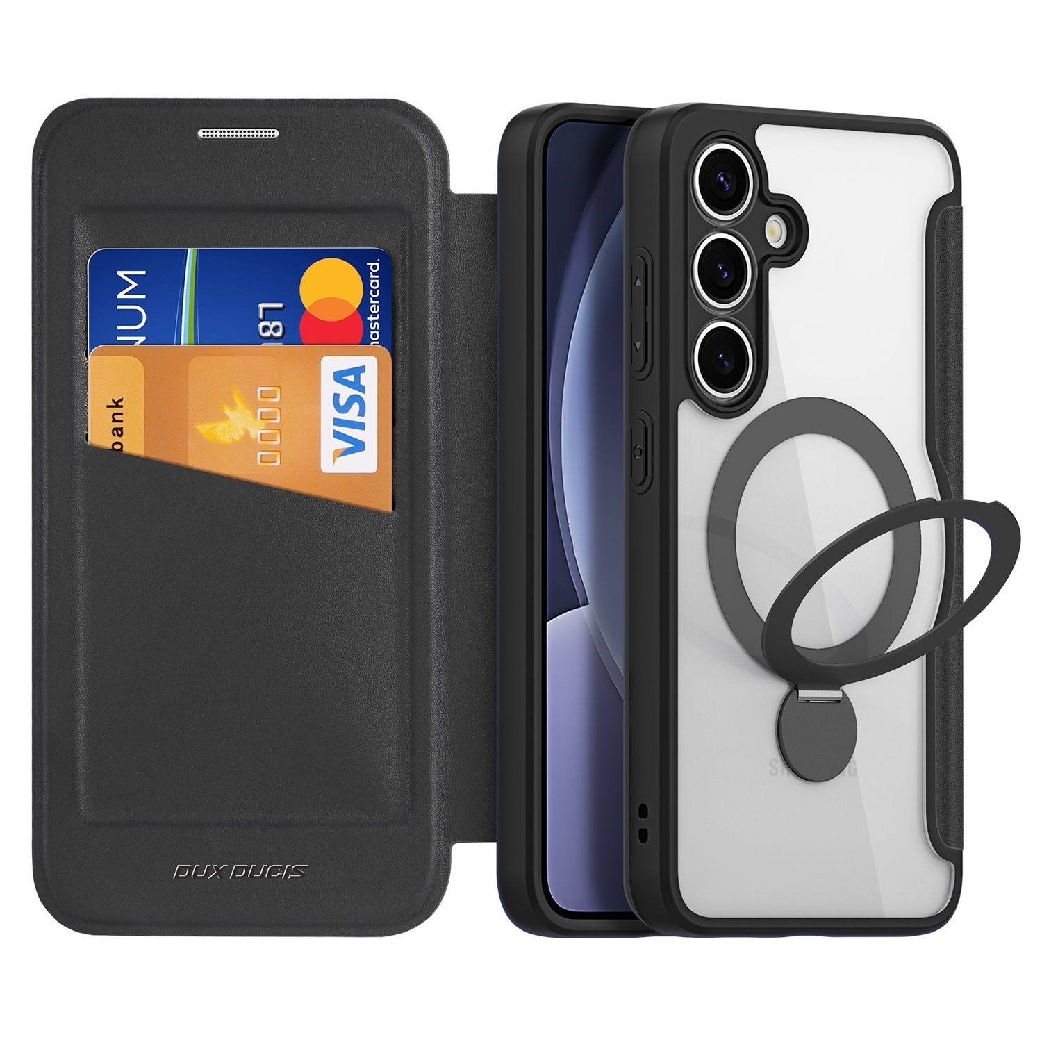 F&uuml;r Samsung Galaxy S25 Plus DUX DUCIS Skin Magsafe Ringhalter H&uuml;lle - Bild 1