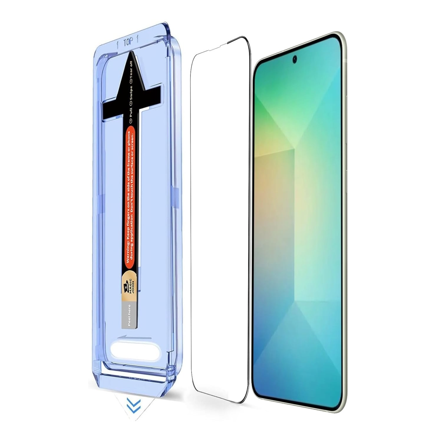 F&uuml;r Samsung Galaxy S25 Plus Montage 3D Premium 0,3mm Schutz Hart Glas - Bild 1