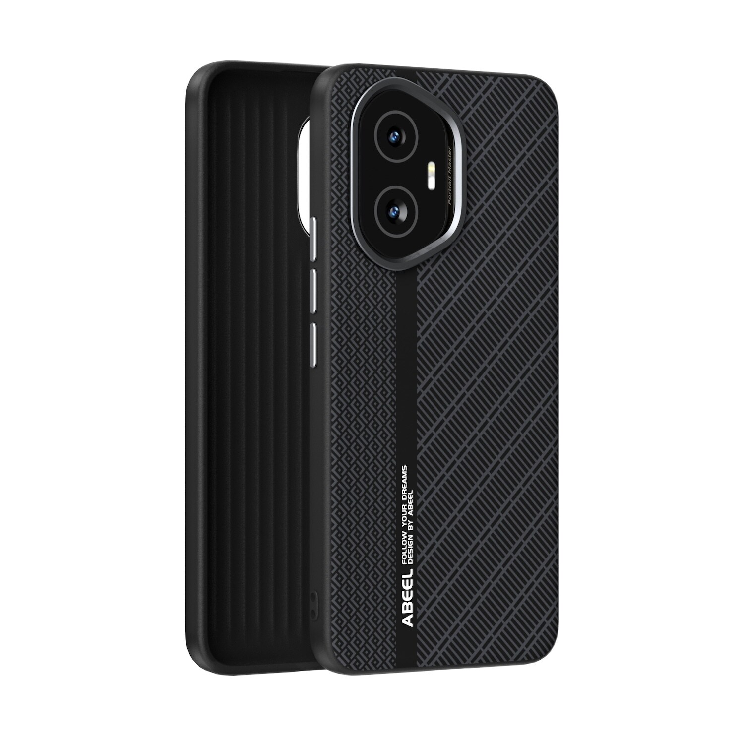 F&uuml;r Honor 300 MagSafe Design 6D Micro Relief Schutz H&uuml;lle Case Black - Bild 1