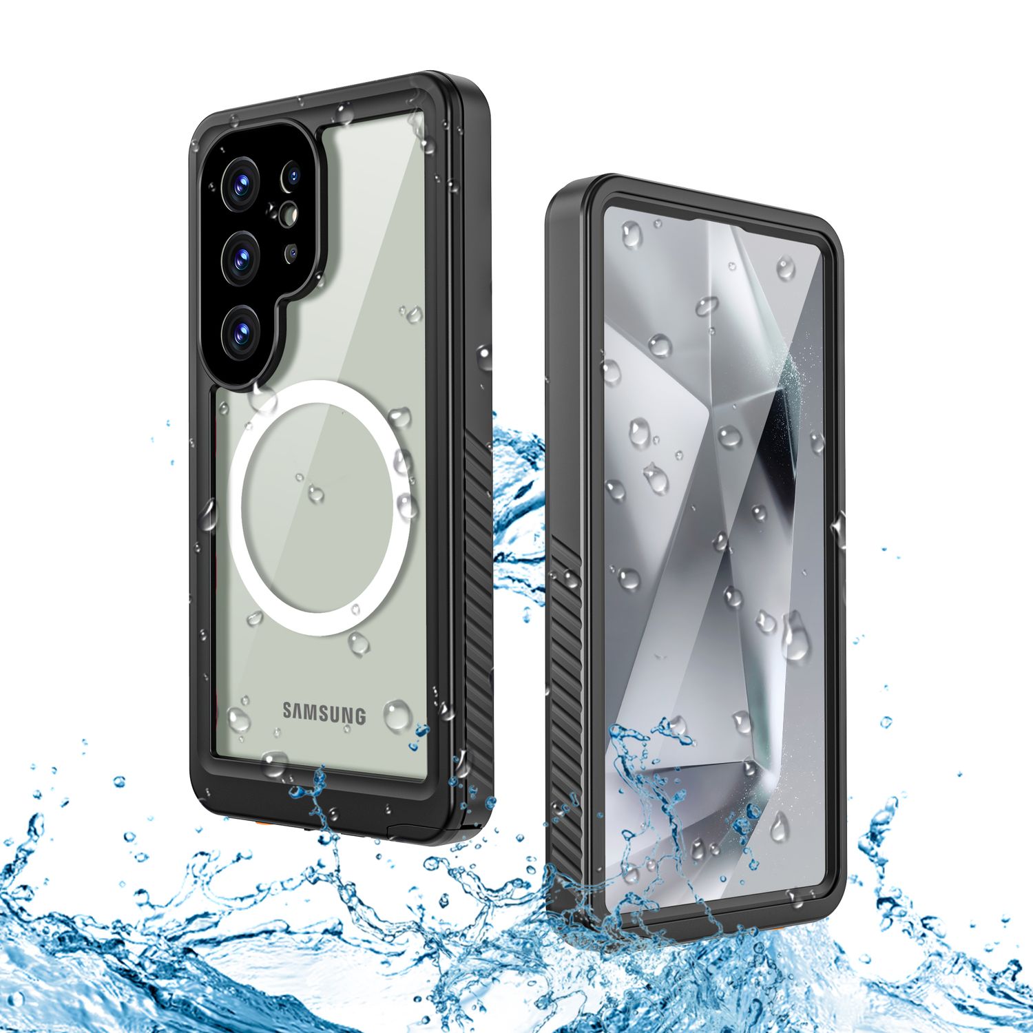 F&uuml;r Samsung Galaxy S25 Ultra MagSafe Full Wasserdichte Schutz Tasche - Bild 1