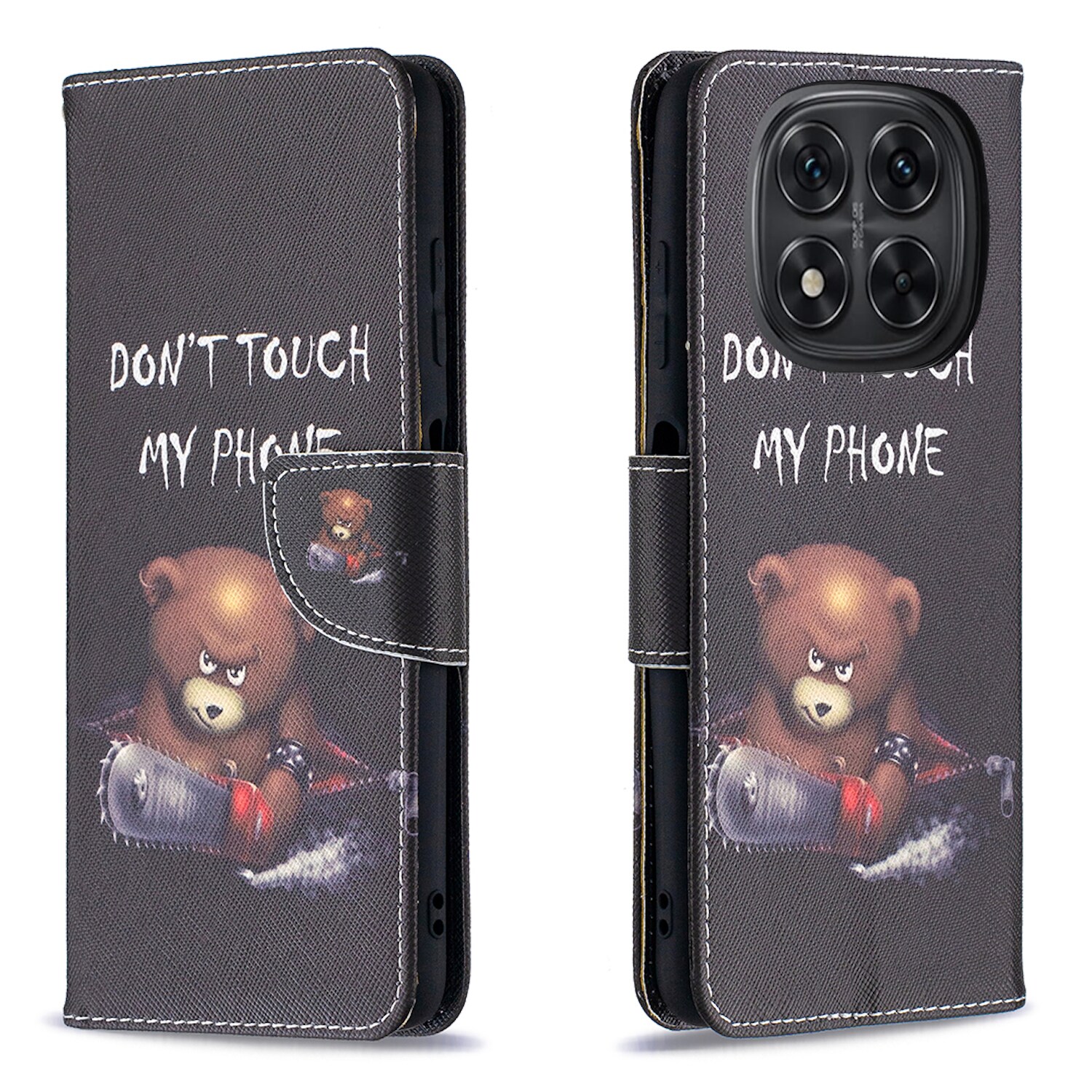 F&uuml;r Xiaomi Redmi Note 14 Pro Plus Kunstleder Book Wallet Tasche H&uuml;lle - Bild 1