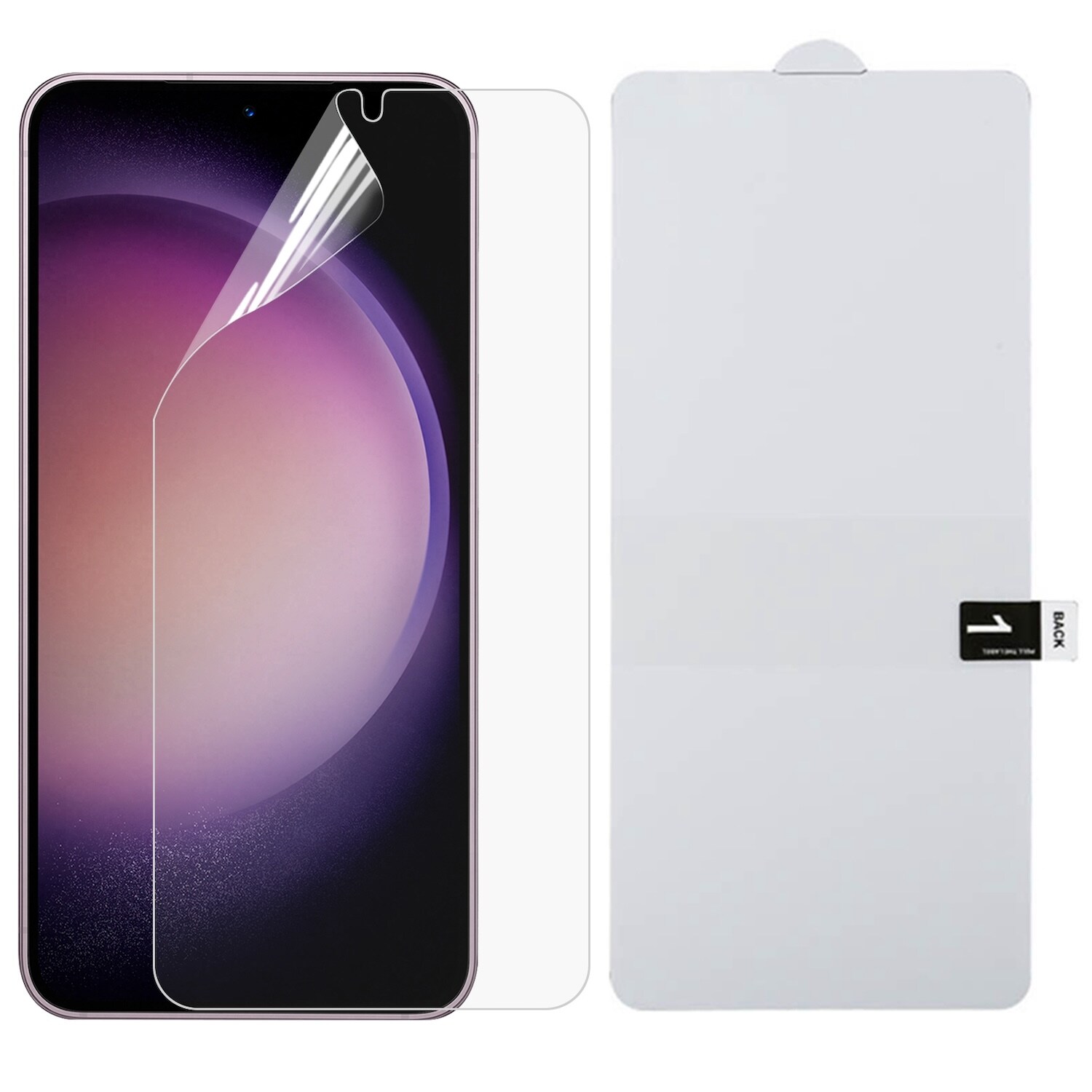 F&uuml;r Samsung Galaxy S25 Full Screen Protector Hydrogel Schutz Folie - Bild 1