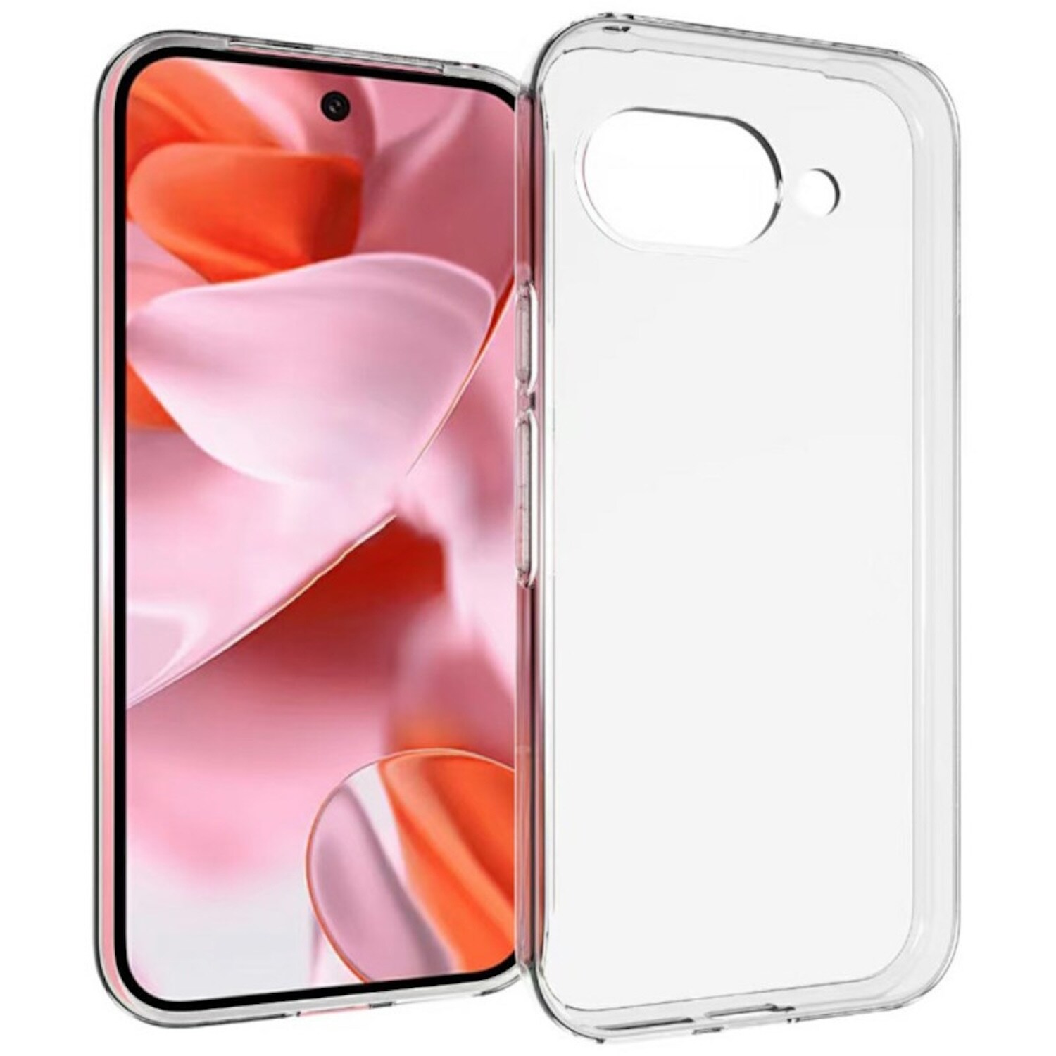 F&uuml;r Google Pixel 9a Silikon TPU Schutz Handy H&uuml;lle Cover Transparent - Bild 1