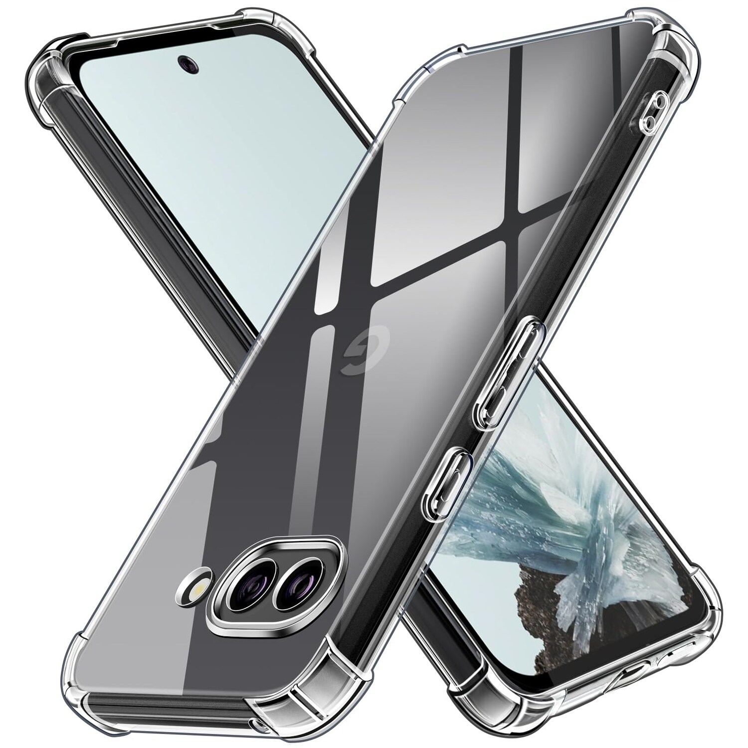 F&uuml;r Google Pixel 9a Schock TPU Schutz H&uuml;lle Handy Cover Transparent - Bild 1