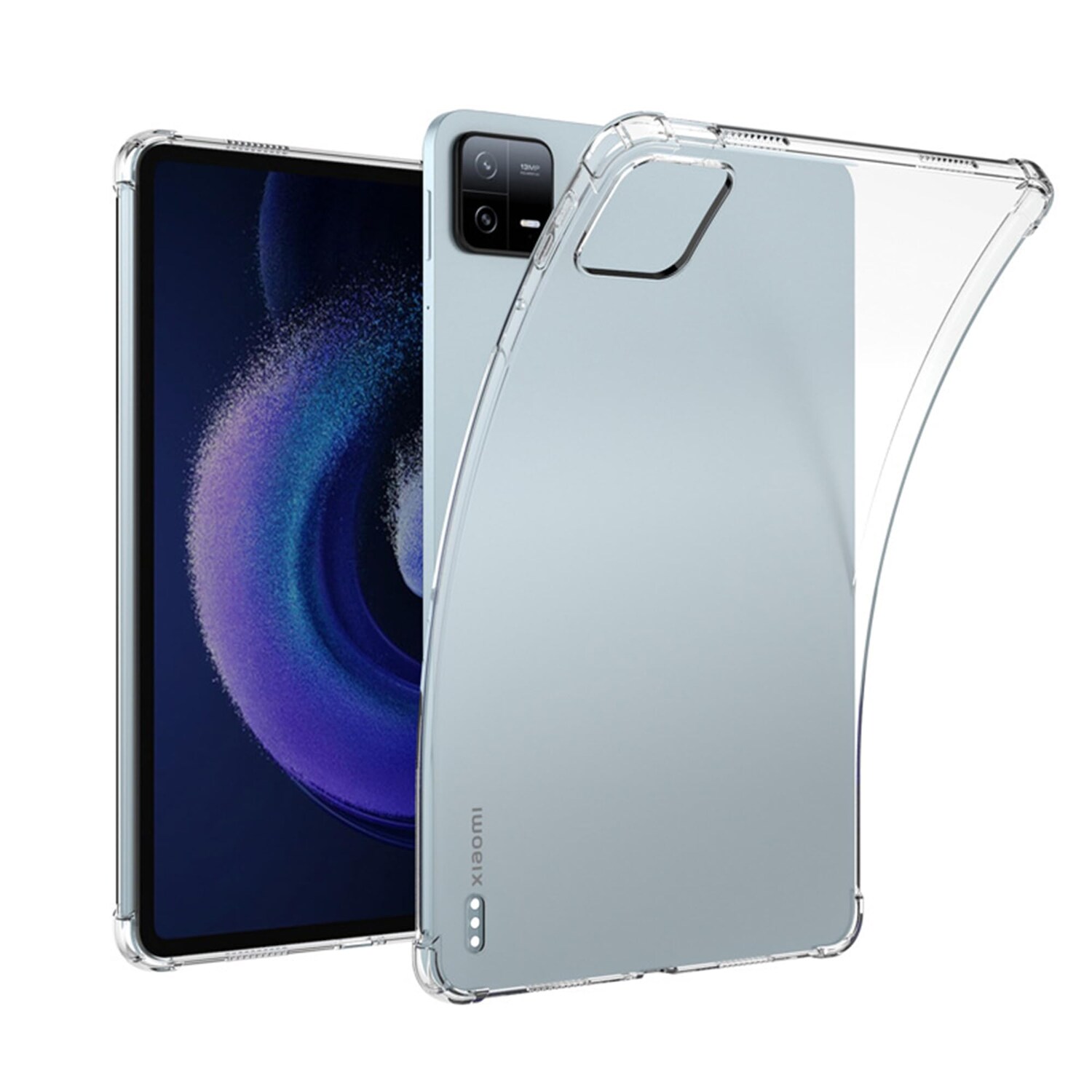 F&uuml;r Xiaomi Pad 7 / 7 Pro Schock TPU Silikon Tablet H&uuml;lle Transparent - Bild 1