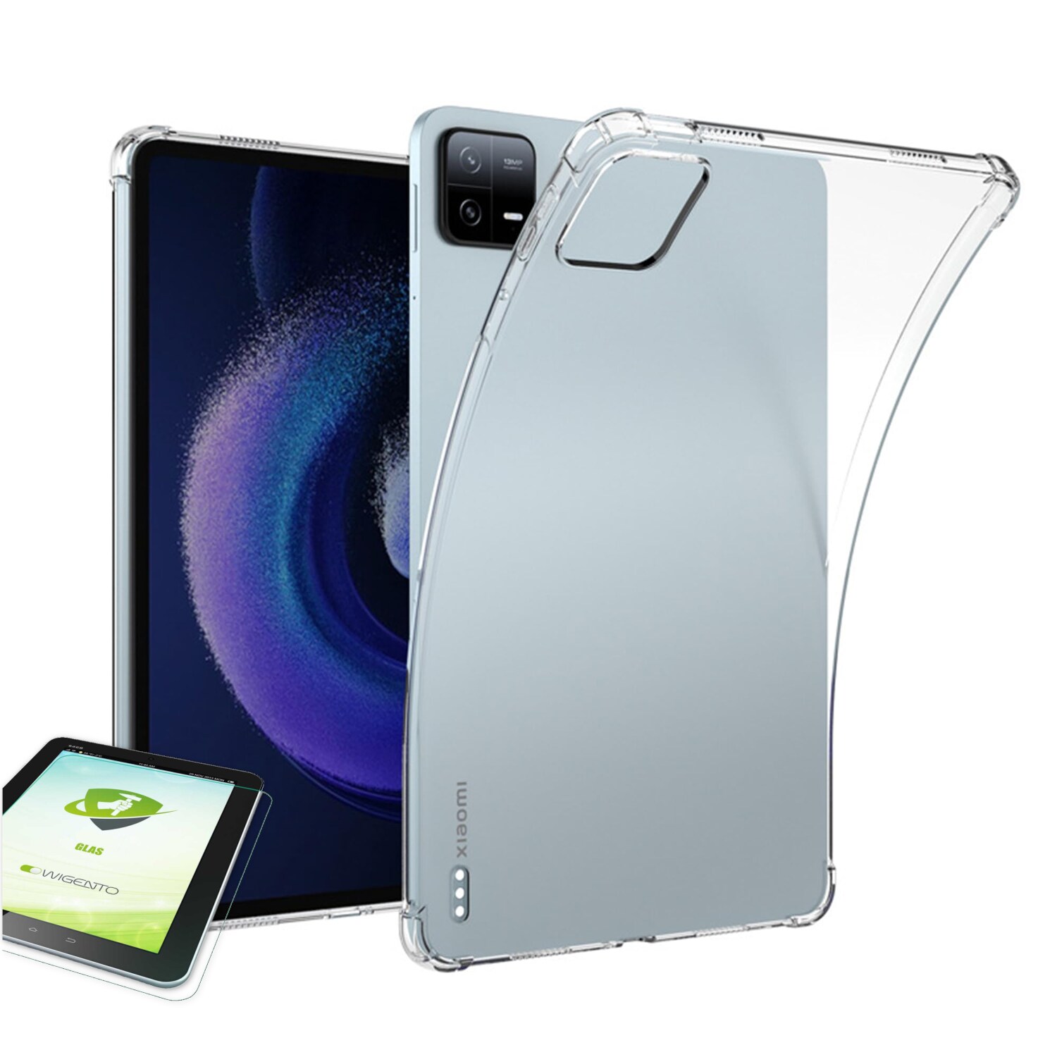 F&uuml;r Xiaomi Pad 7 / 7 Pro Schock H&uuml;lle Tablet H&uuml;lle Cover + Hart Glas - Bild 1