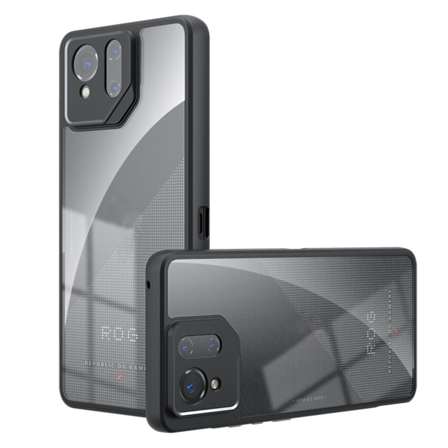 F&uuml;r Asus ROG Phone 9 / 9 Pro Armor TPU + PC Schutz H&uuml;lle Transparent - Bild 1