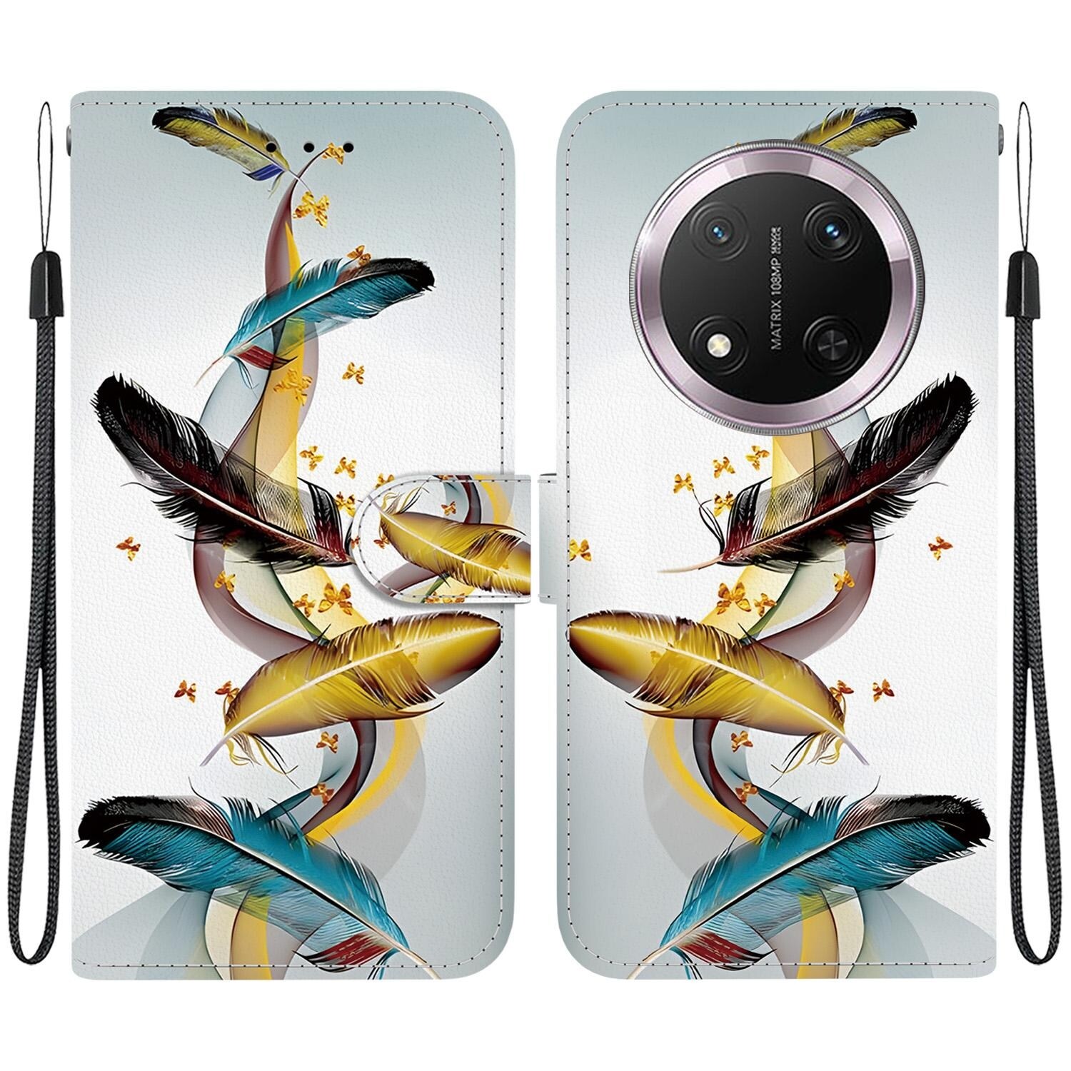 F&uuml;r Honor Magic 7 Lite / X9c Kunstleder Book Wallet Motiv Tasche H&uuml;lle - Bild 1