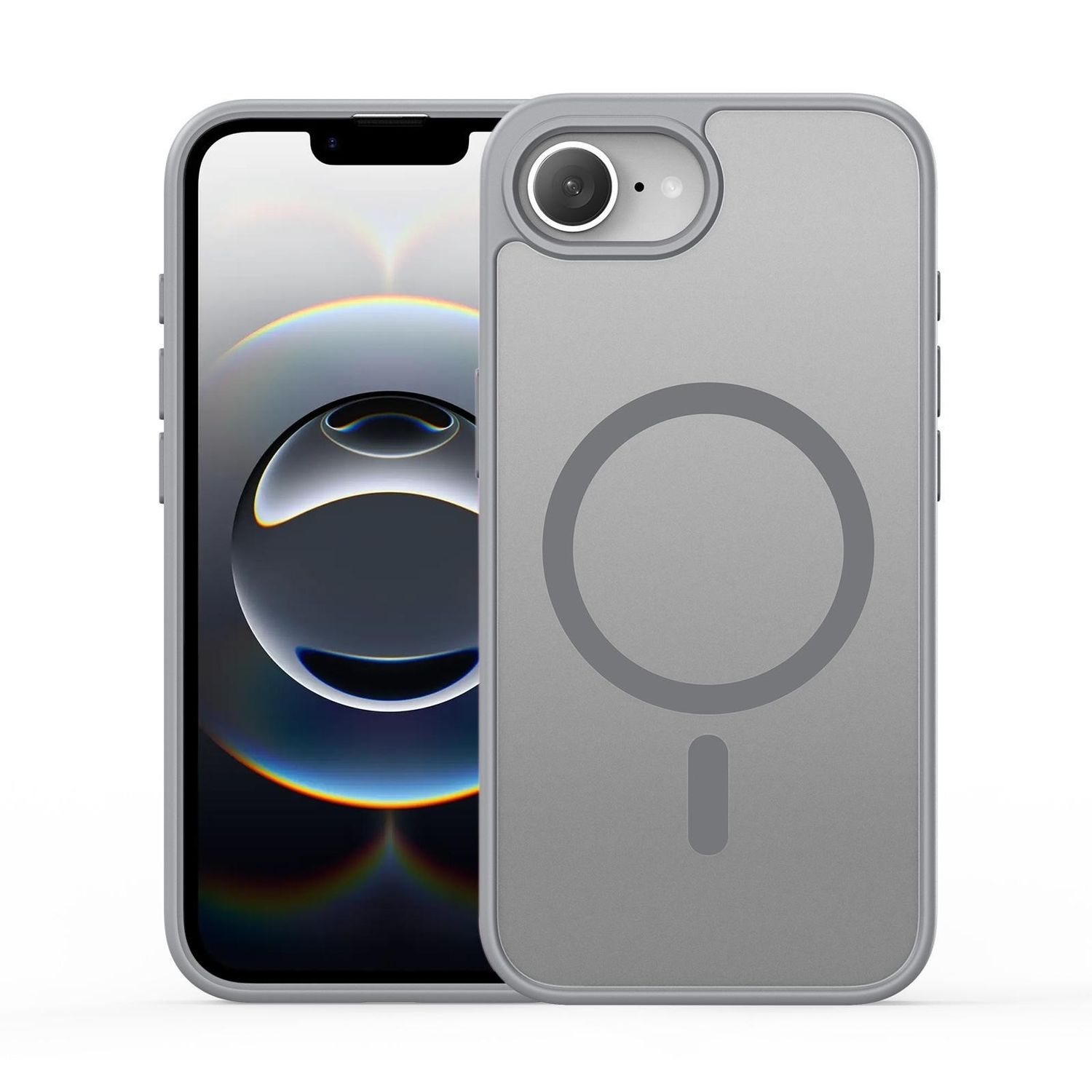 F&uuml;r Apple iPhone 16e DUX DUCIS MagSafe TPU Hybrid PC Schutzh&uuml;lle Grau - Bild 1