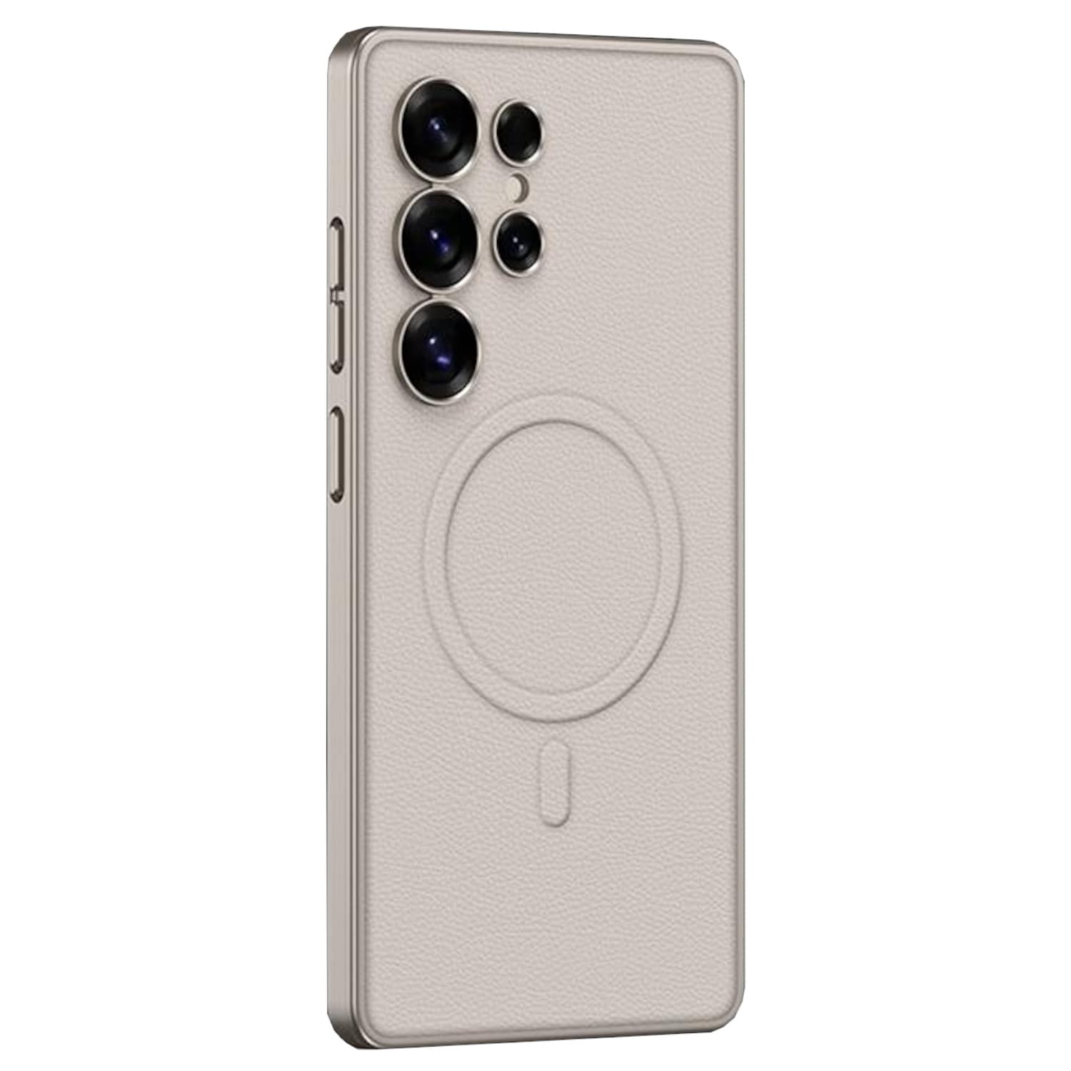 F&uuml;r Samsung Galaxy S25 Ultra GKK MagSafe Kunstleder H&uuml;lle Case Titan - Bild 1