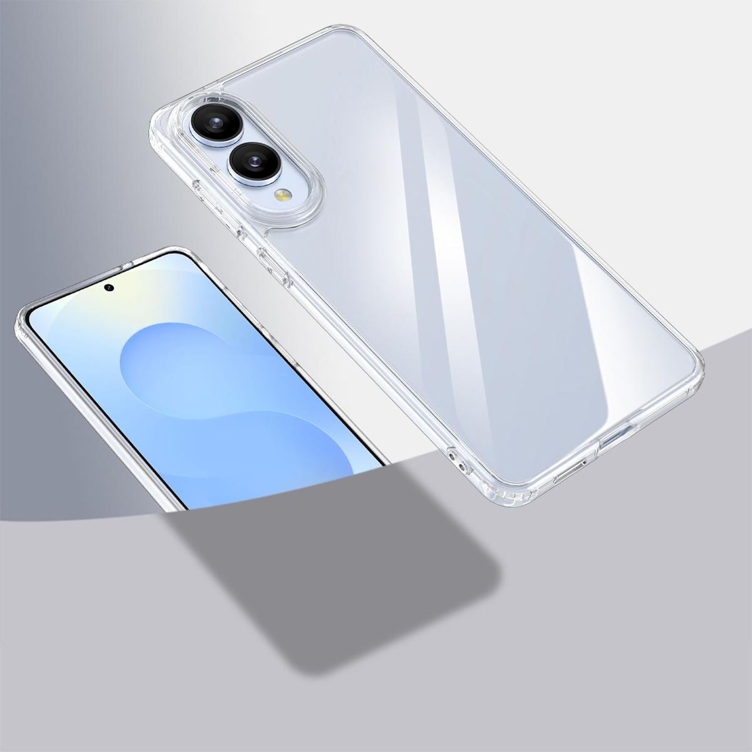 F&uuml;r Samsung Galaxy S25 Edge Armor verst&auml;rkte Ecken H&uuml;lle Transparent - Bild 1