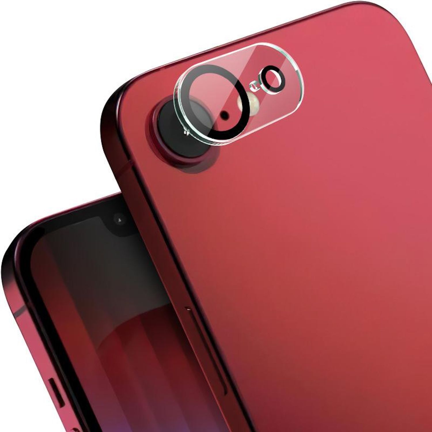 F&uuml;r Apple iPhone 16e IMAK Komplett Kamera Schutz Glas Folie Schwarz - Bild 1