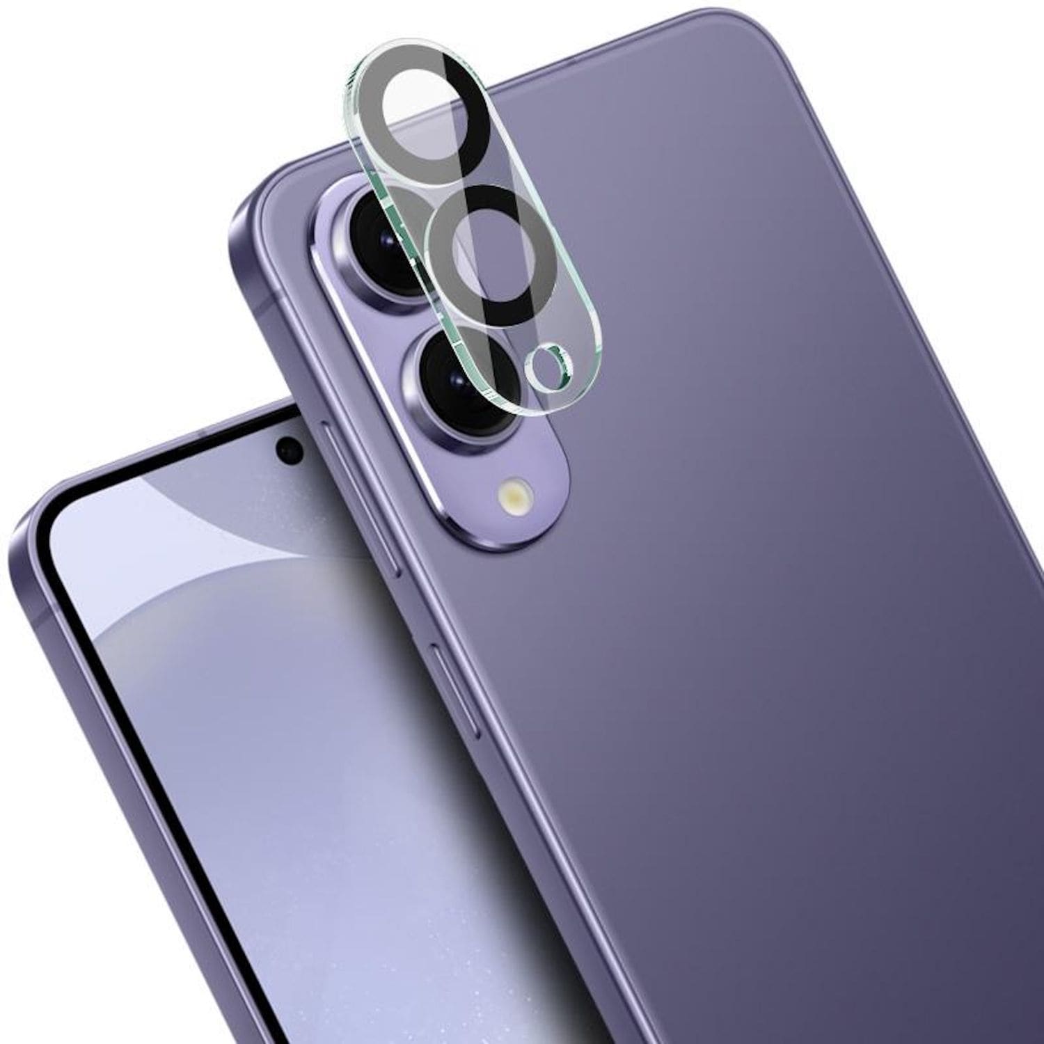 F&uuml;r Samsung Galaxy S25 Edge 5G IMAK Kamera Schutz Glas Folie Schwarz - Bild 1