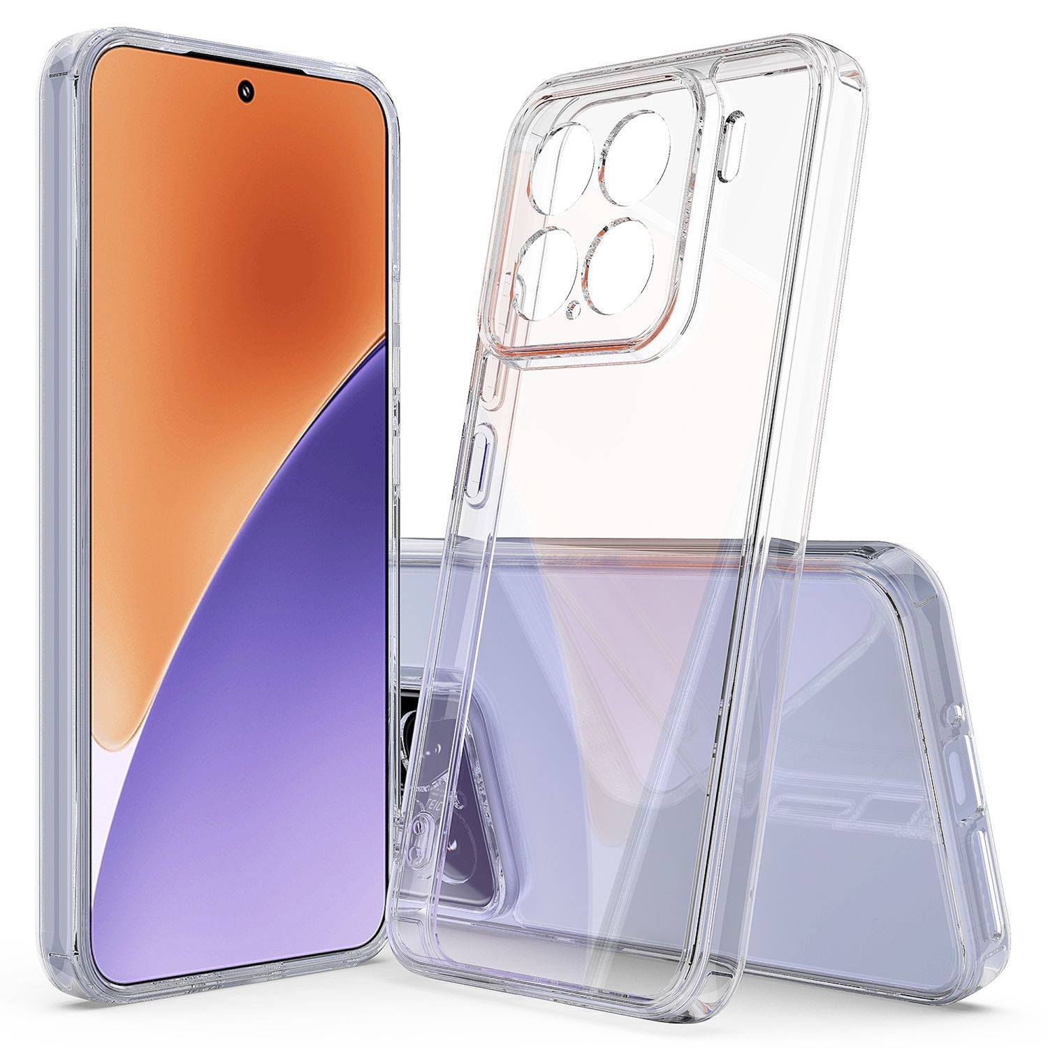 F&uuml;r Xiaomi 15 Silikon TPU Schutz Handy H&uuml;lle Cover D&uuml;nn Transparent - Bild 1