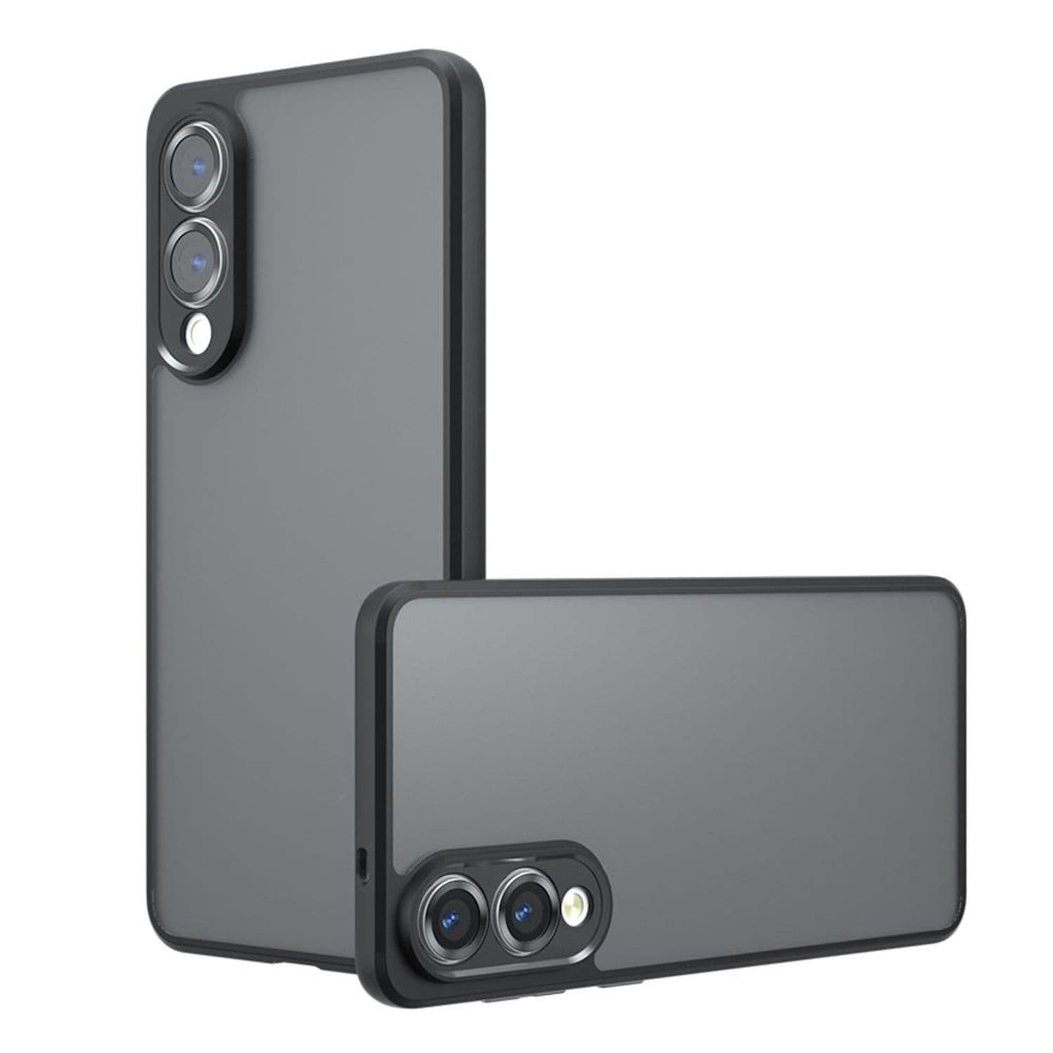 F&uuml;r Samsung Galaxy S25 Edge Armor Design TPU / PC Schutz H&uuml;lle Schwarz - Bild 1