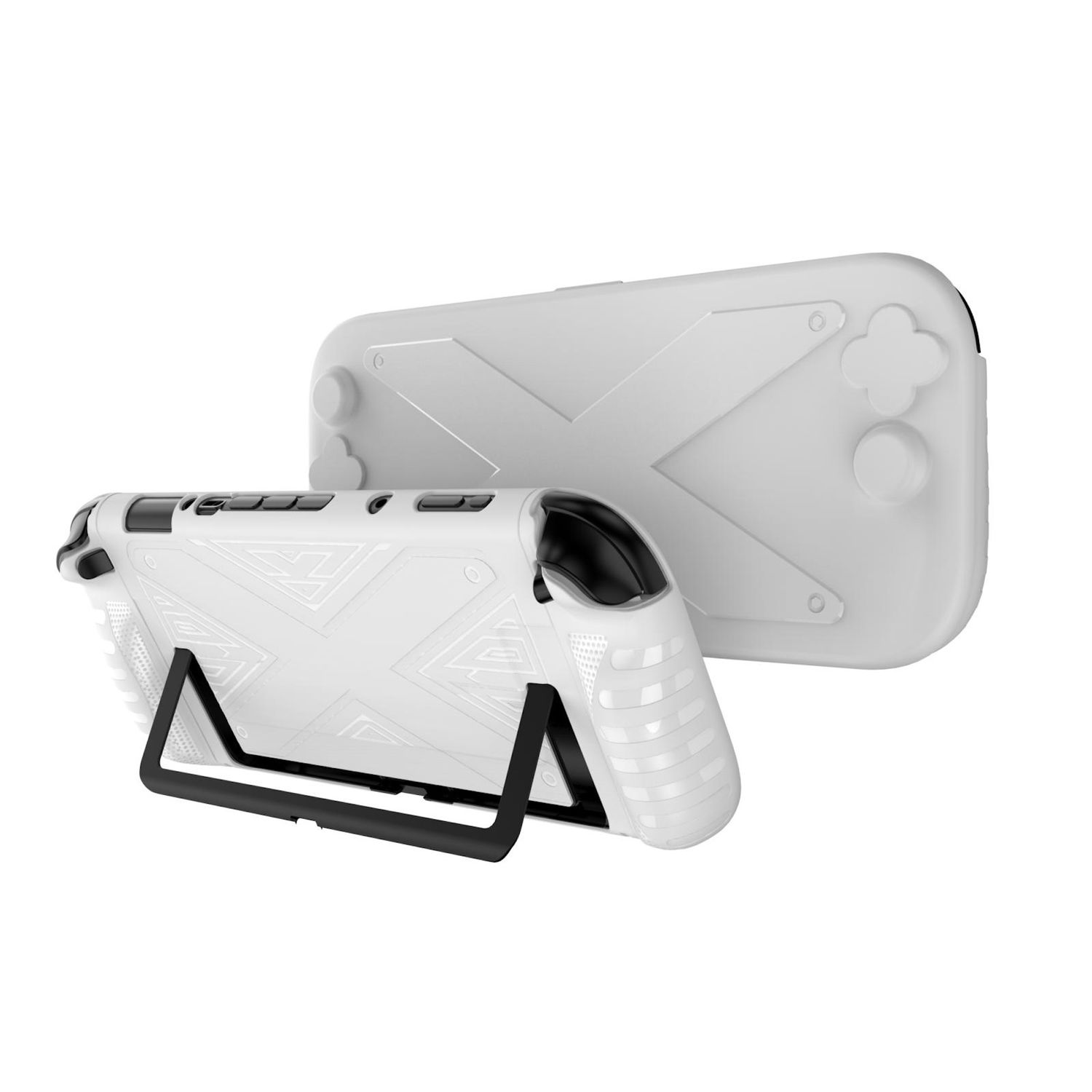 F&uuml;r Nintendo Switch 2 Multifunktionale Schutzabdeckung H&uuml;lle Wei&szlig; - Bild 1