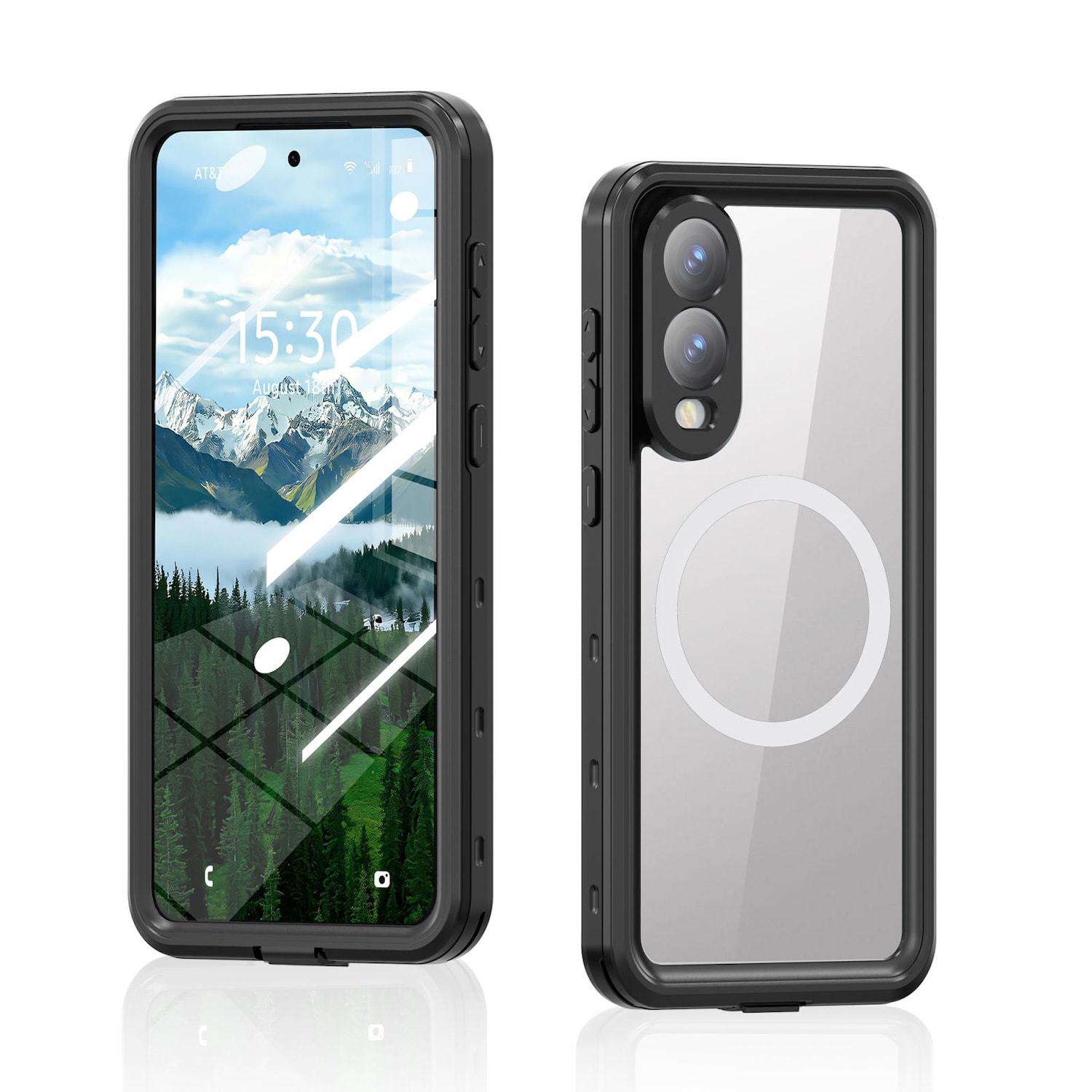 F&uuml;r Samsung Galaxy S25 Edge 5G MagSafe Full Body Wasserdichte Tasche - Bild 1