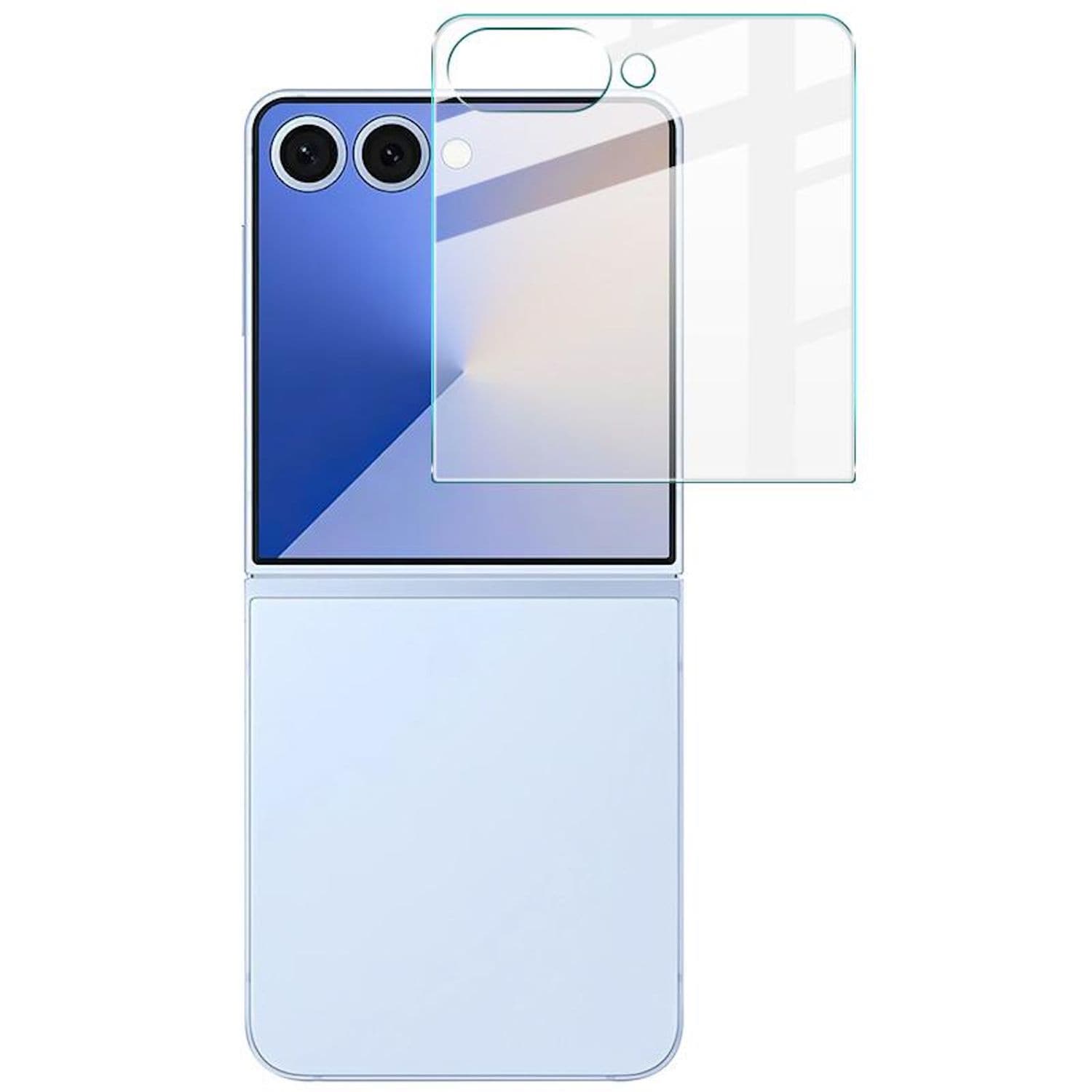 F&uuml;r Samsung Galaxy Z Flip7 5G 1x Back Screen 2.5D 9H Schutz Hart Glas - Bild 1