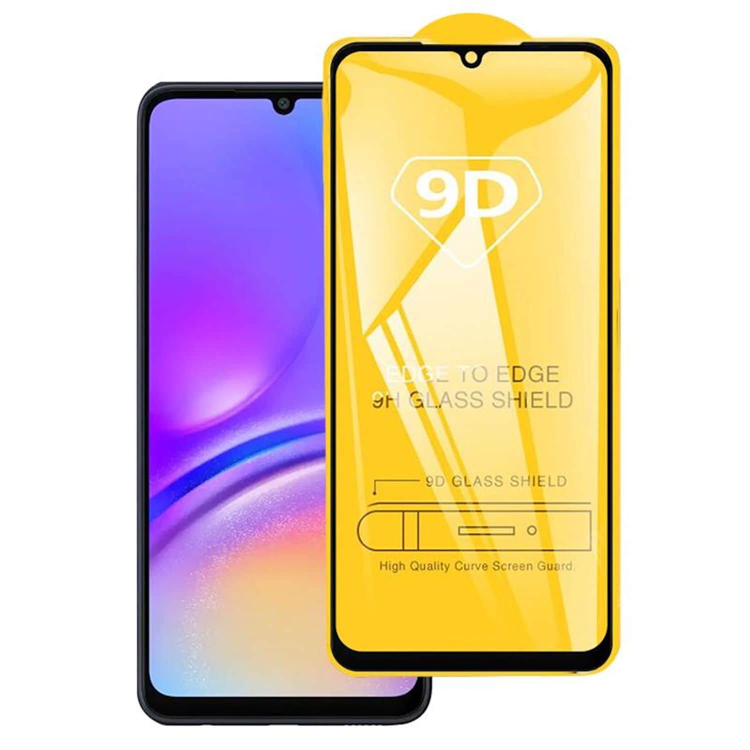 F&uuml;r Samsung Galaxy A07 4G 9D Full Schutz Folie Displayschutz Hart Glas - Bild 1
