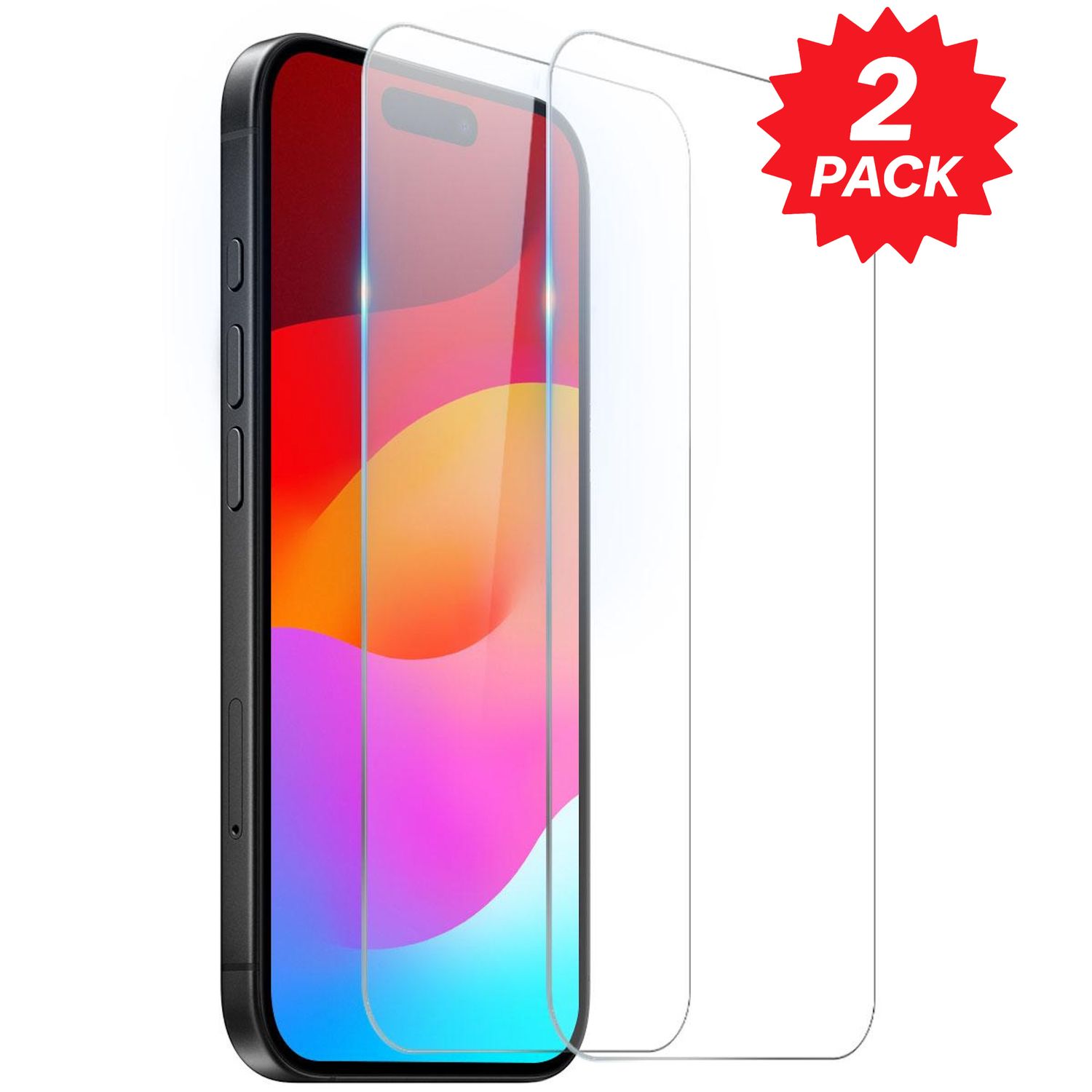 F&uuml;r Apple iPhone 17 Air 2x 2.5D 0,26mm 9H Hart Glas Display Schutz - Bild 1