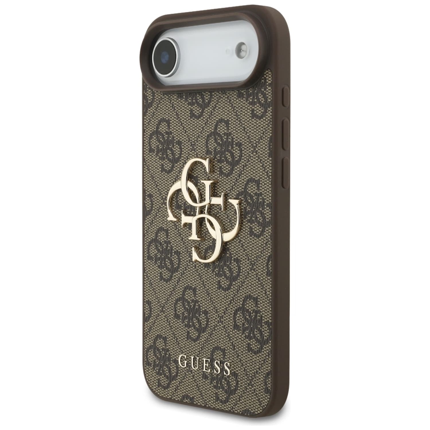 Guess Apple iPhone 17 Air 4G Big Logo Schutzh&uuml;lle Case Cover Braun - Bild 1