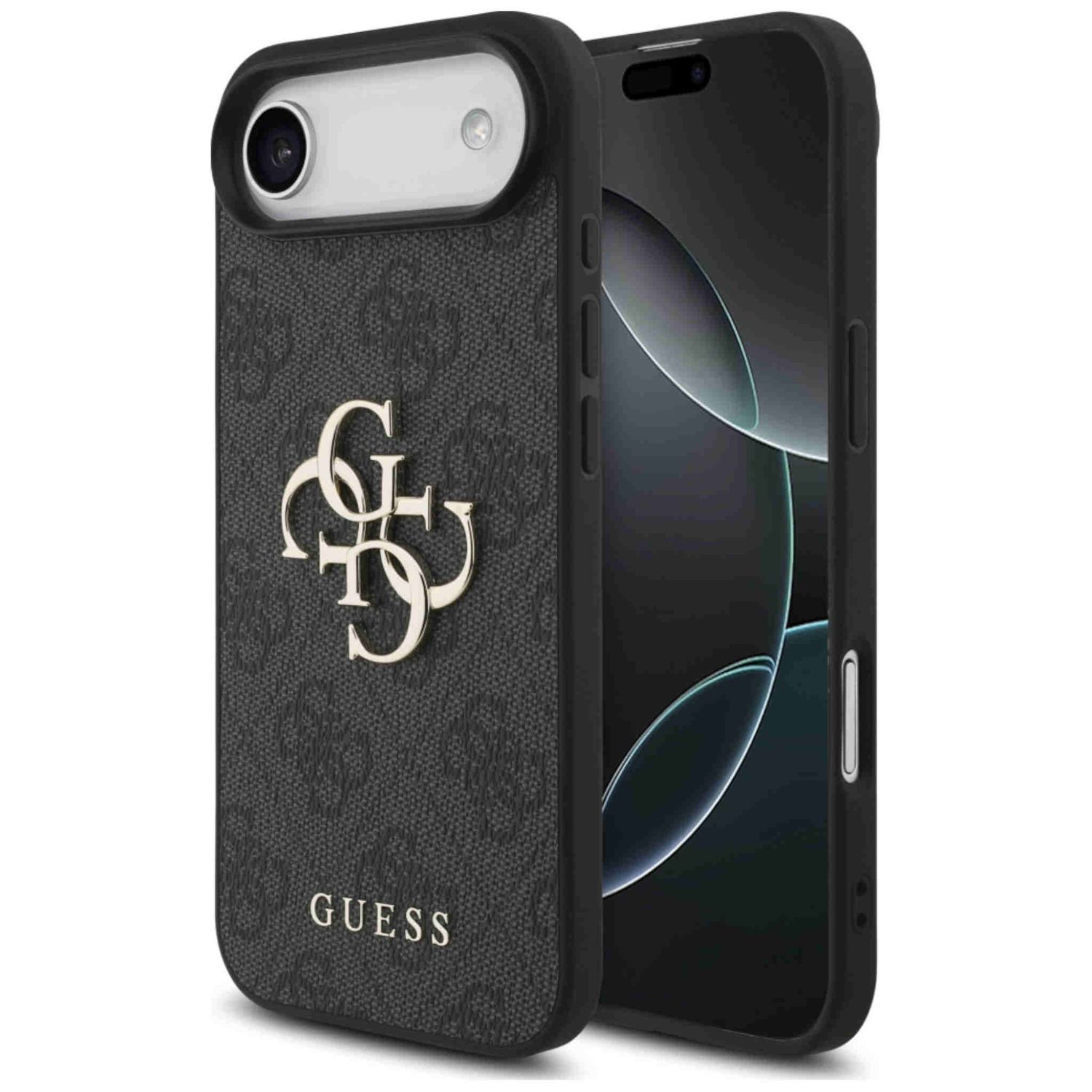 Guess Apple iPhone 17 Air 4G Big Logo Schutzh&uuml;lle Case Cover Schwarz - Bild 1