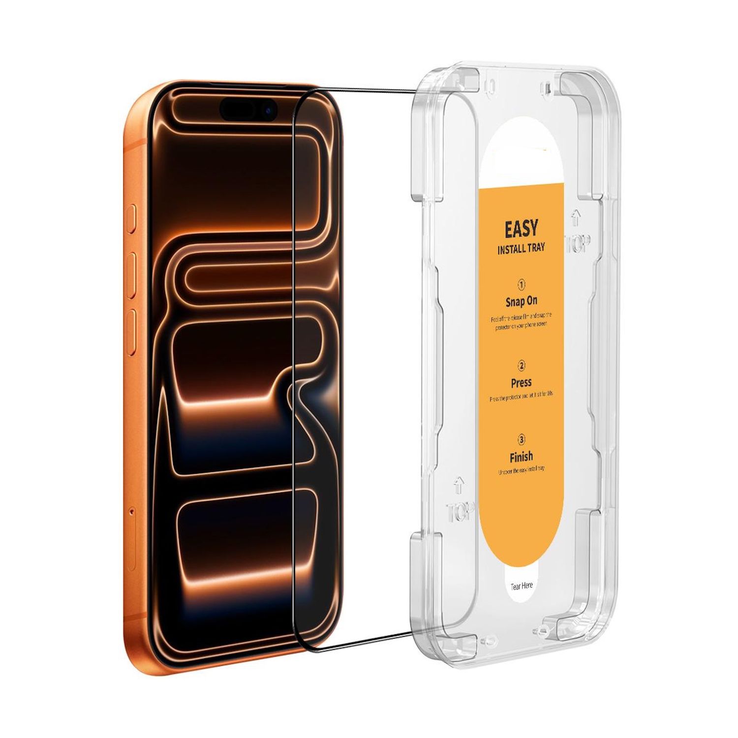 F&uuml;r Apple iPhone 17 Pro Max Easy Install 3D Premium 9H Schutz Glas - Bild 1