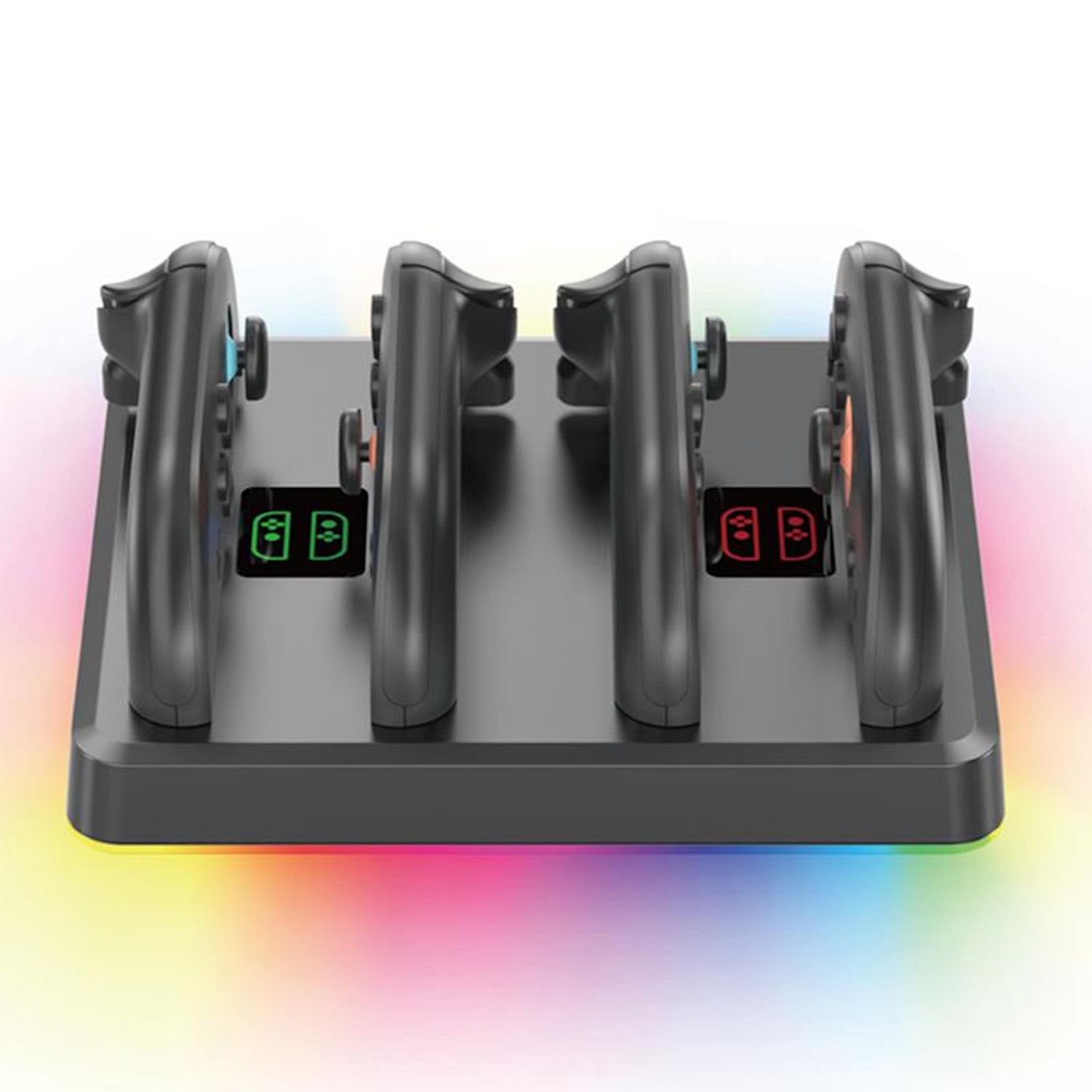 F&uuml;r Nintendo Switch 2 Controller Magnetische Ladestation Schwarz - Bild 1