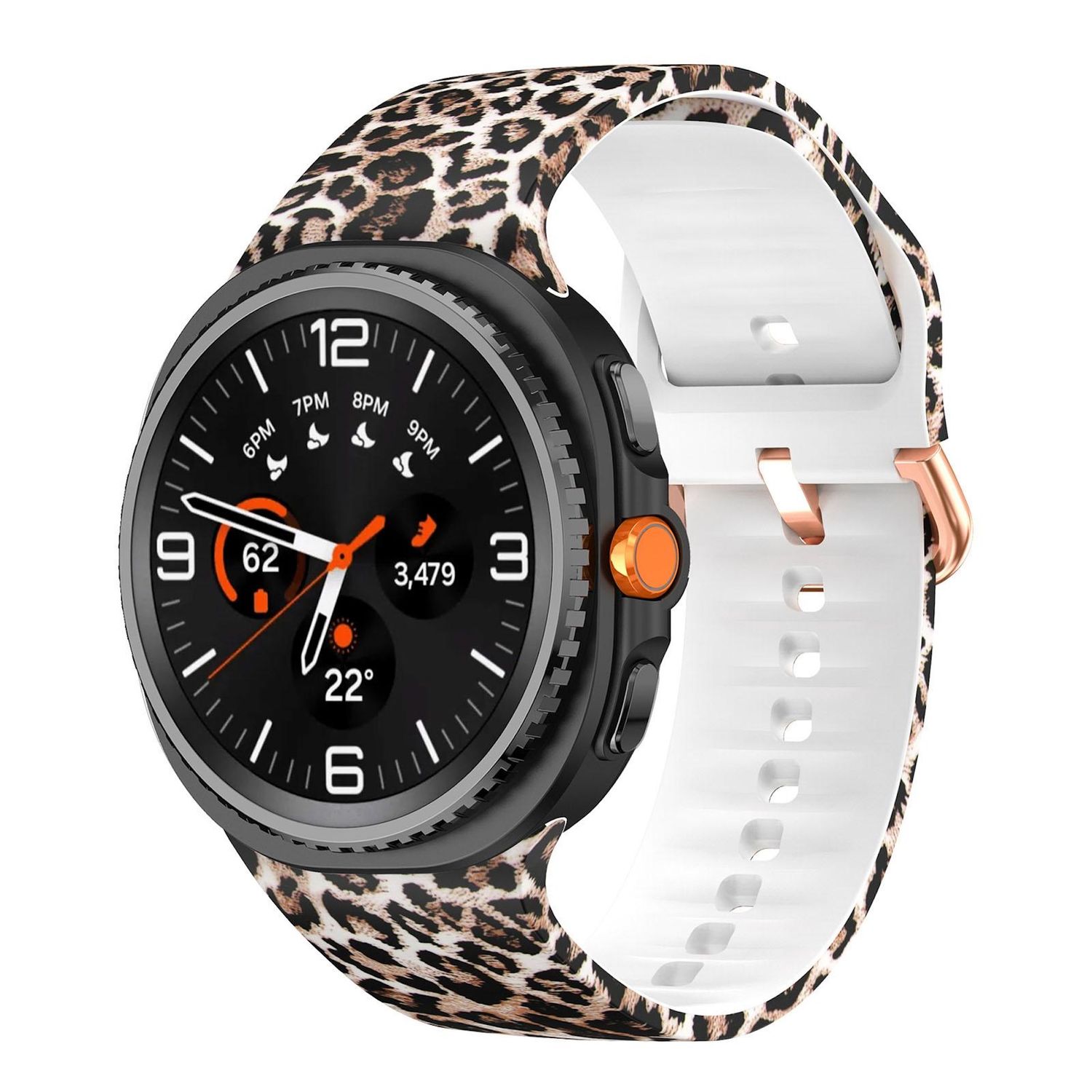 Silikon Armband f&uuml;r Samsung Galaxy Watch 8 40mm 44mm Classic 46mm Print Motiv - Bild 1