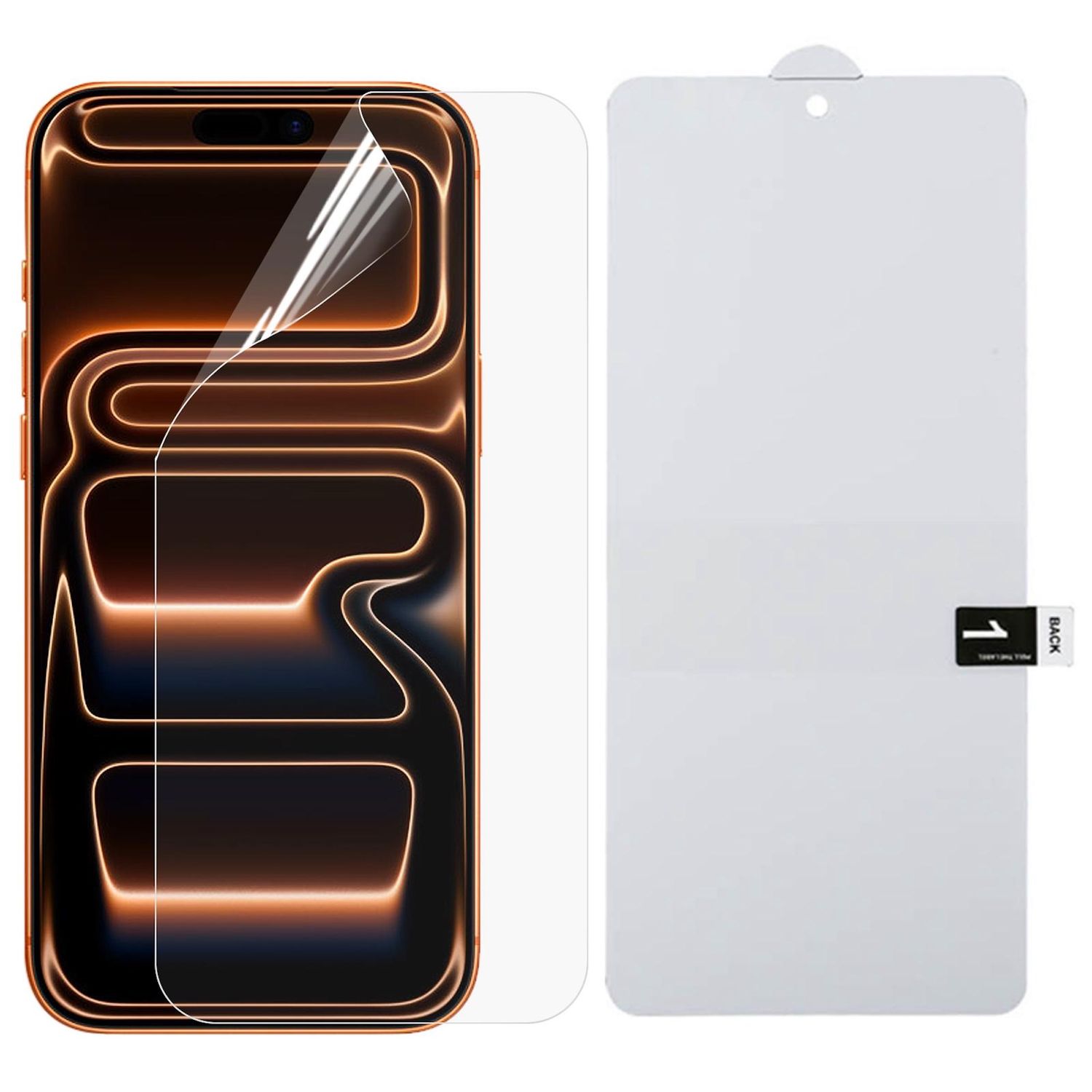 F&uuml;r Apple iPhone 17 Pro Max Front Screen Hydrogel Display Schutz Folie - Bild 1