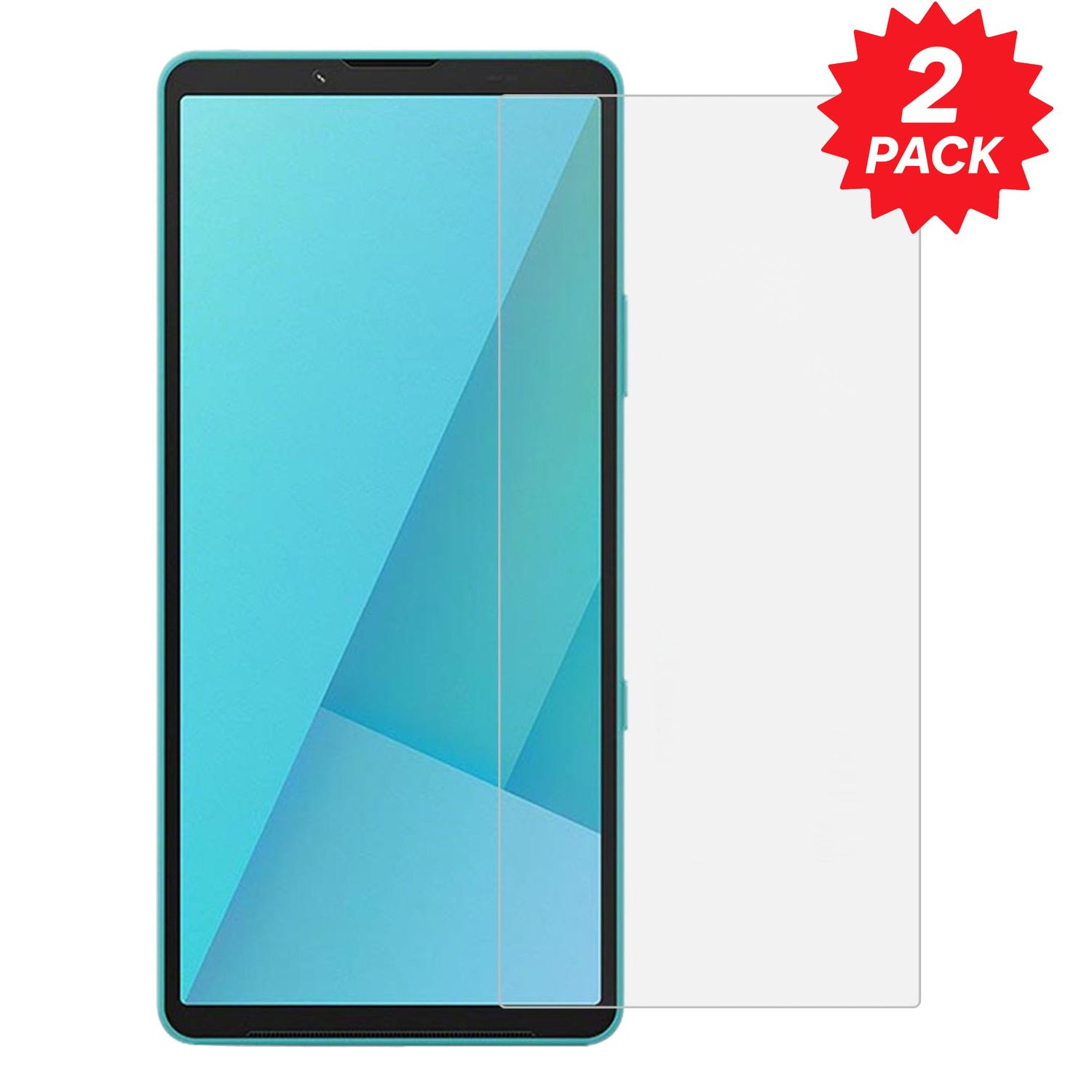 F&uuml;r Sony Xperia 10 VII 2x 2.5D 9H Hart Glas Display Schutzglas Folie - Bild 1