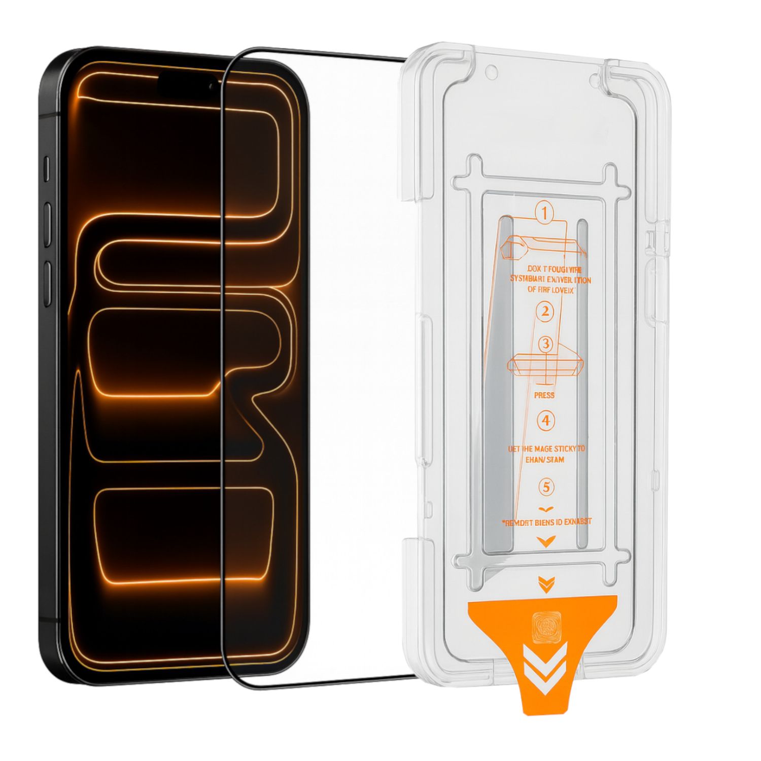 F&uuml;r Apple iPhone 17 Pro Max SnapFit Premium Glas Installationshilfe - Bild 1