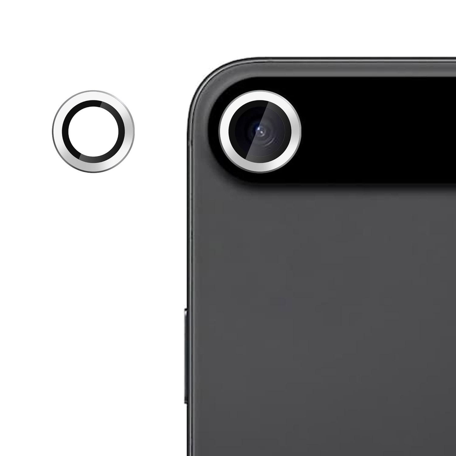 F&uuml;r Apple iPhone 17 Air Ultra D&uuml;nn 9H Kamera Schutzglas Silber - Bild 1
