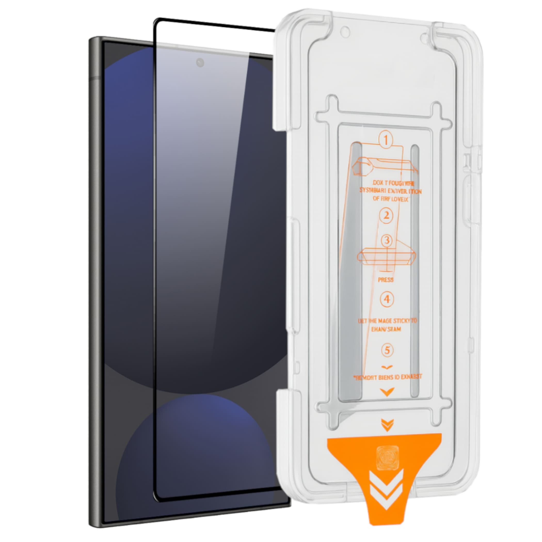 F&uuml;r Samsung Galaxy S25 Ultra 5G SnapFit 9H Glas mit Installationshilfe - Bild 1