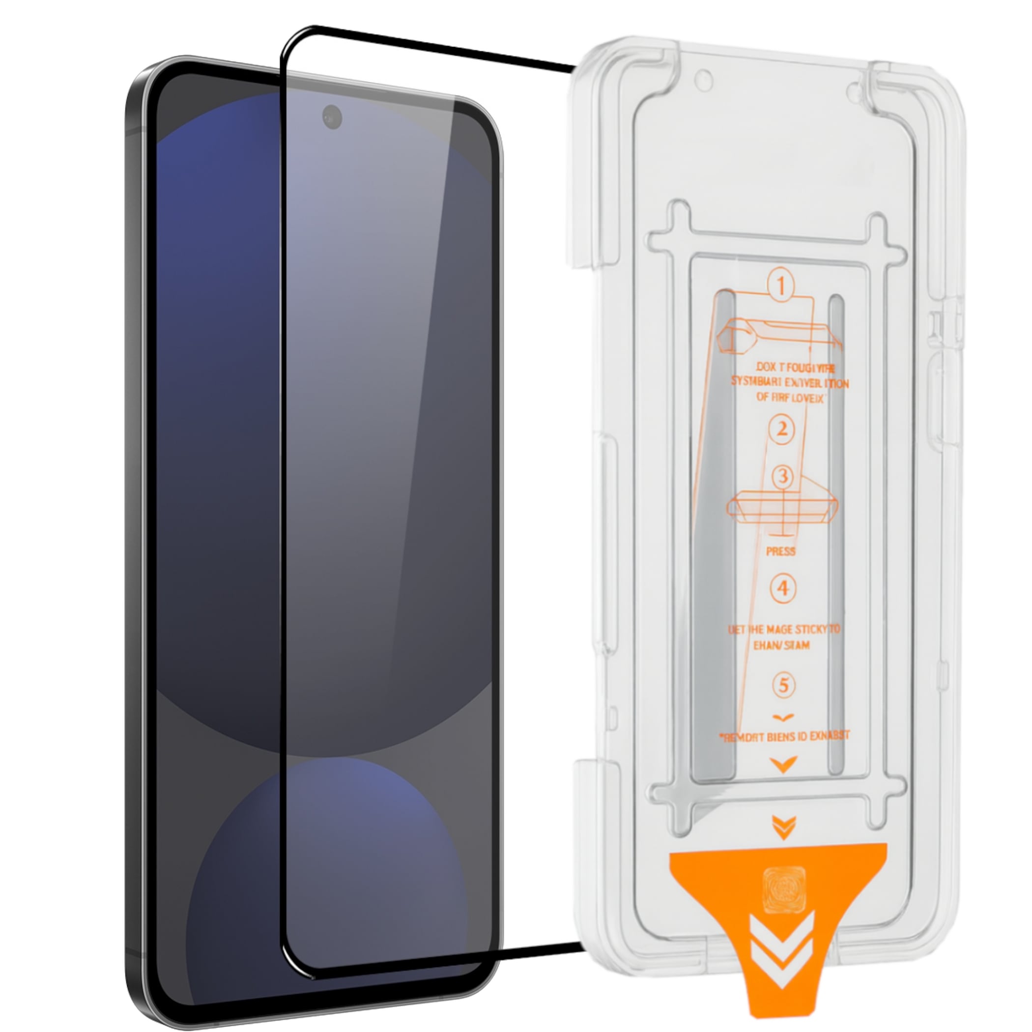 F&uuml;r Samsung Galaxy S24 5G SnapFit 9H Hart Glas mit Installationshilfe - Bild 1