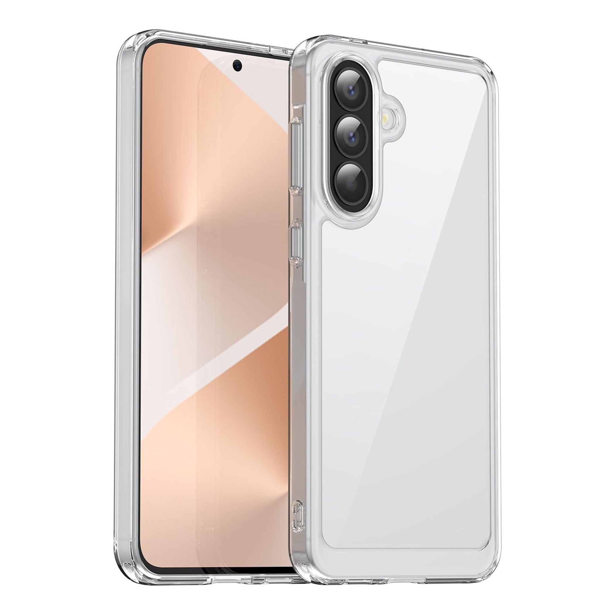 F&uuml;r Samsung Galaxy A57 5G Colorful TPU Acryl Schutzh&uuml;lle Transparent - Bild 1