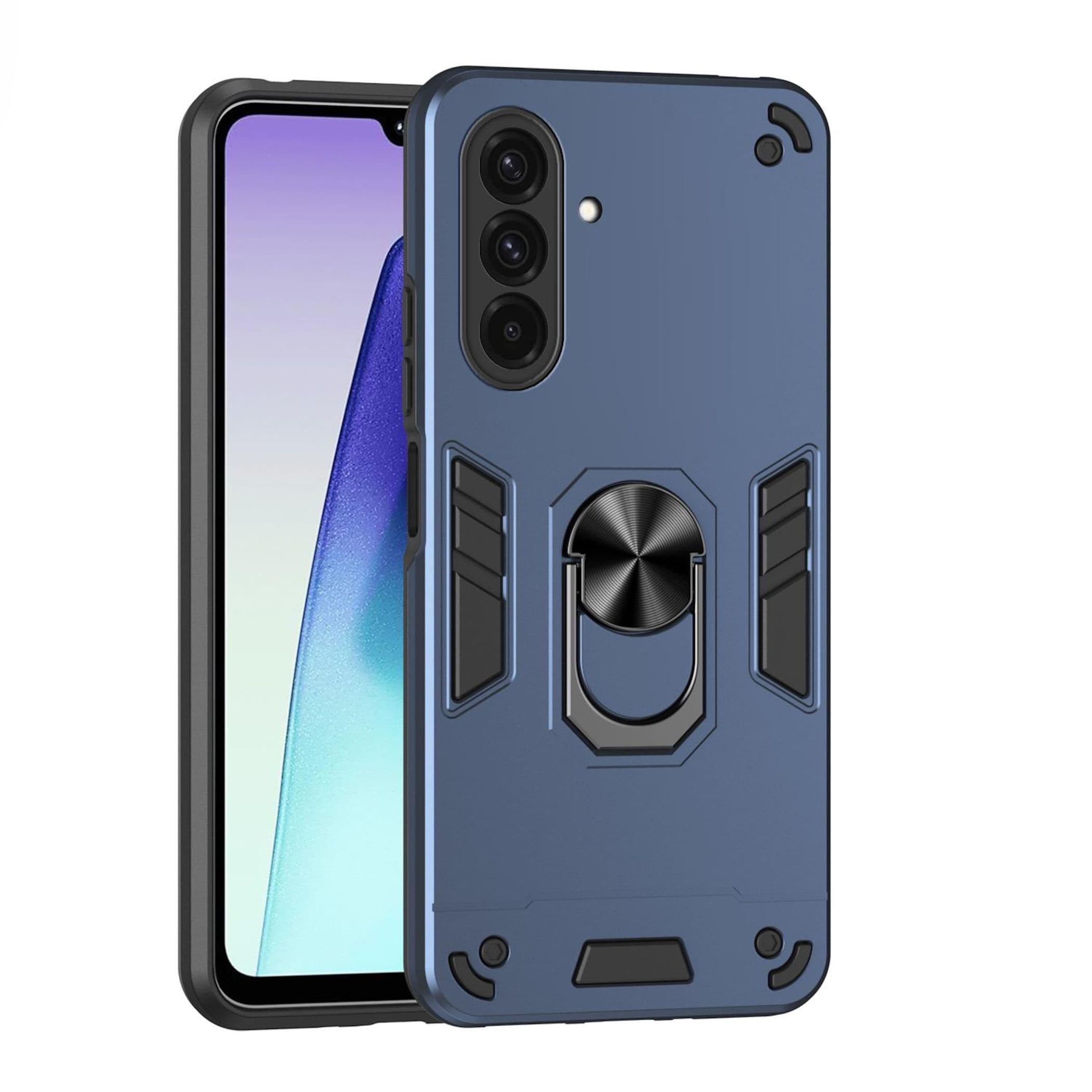 F&uuml;r Samsung Galaxy A37 5G Armor Magnet Ring Schutz Handy H&uuml;lle Blau - Bild 1