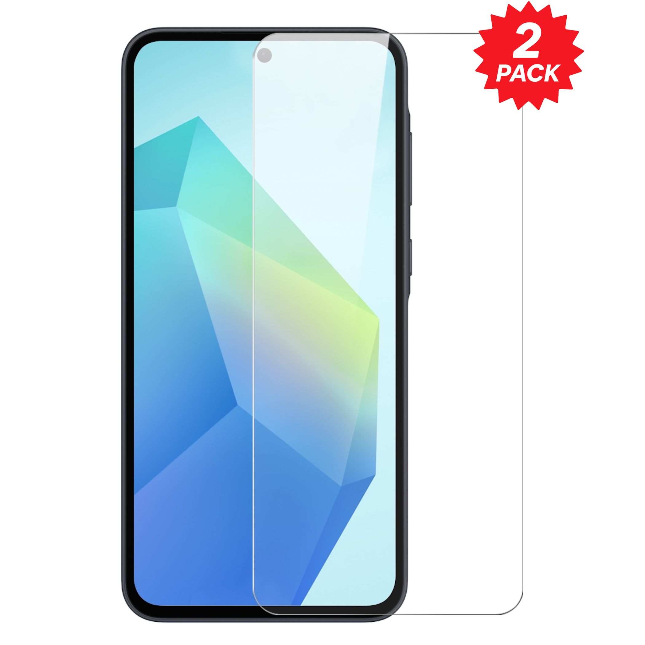 F&uuml;r Samsung Galaxy A57 / A37 2x 2.5D 0.26mm 9H Display Schutzglas - Bild 1