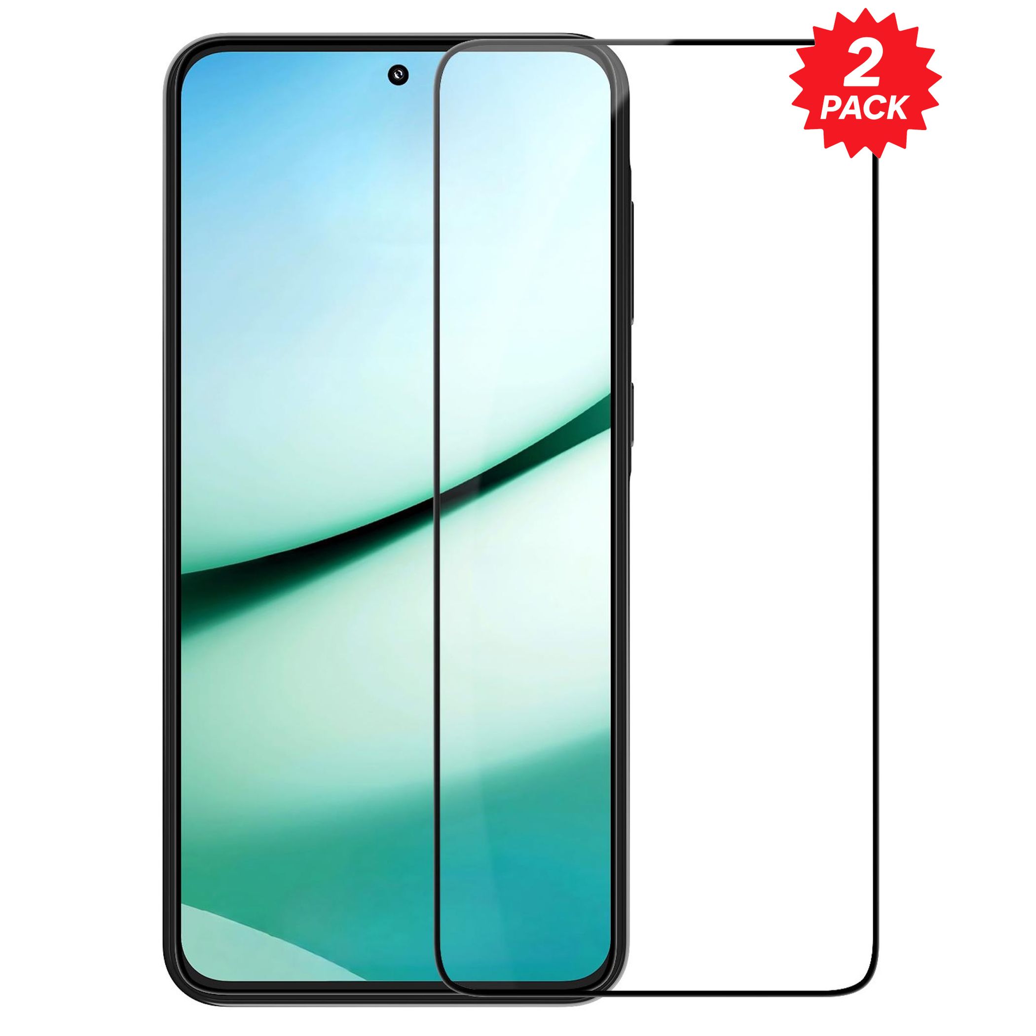 F&uuml;r Samsung Galaxy A57 / A37 2x 3D Premium Full Hart Glas Schutzglas - Bild 1