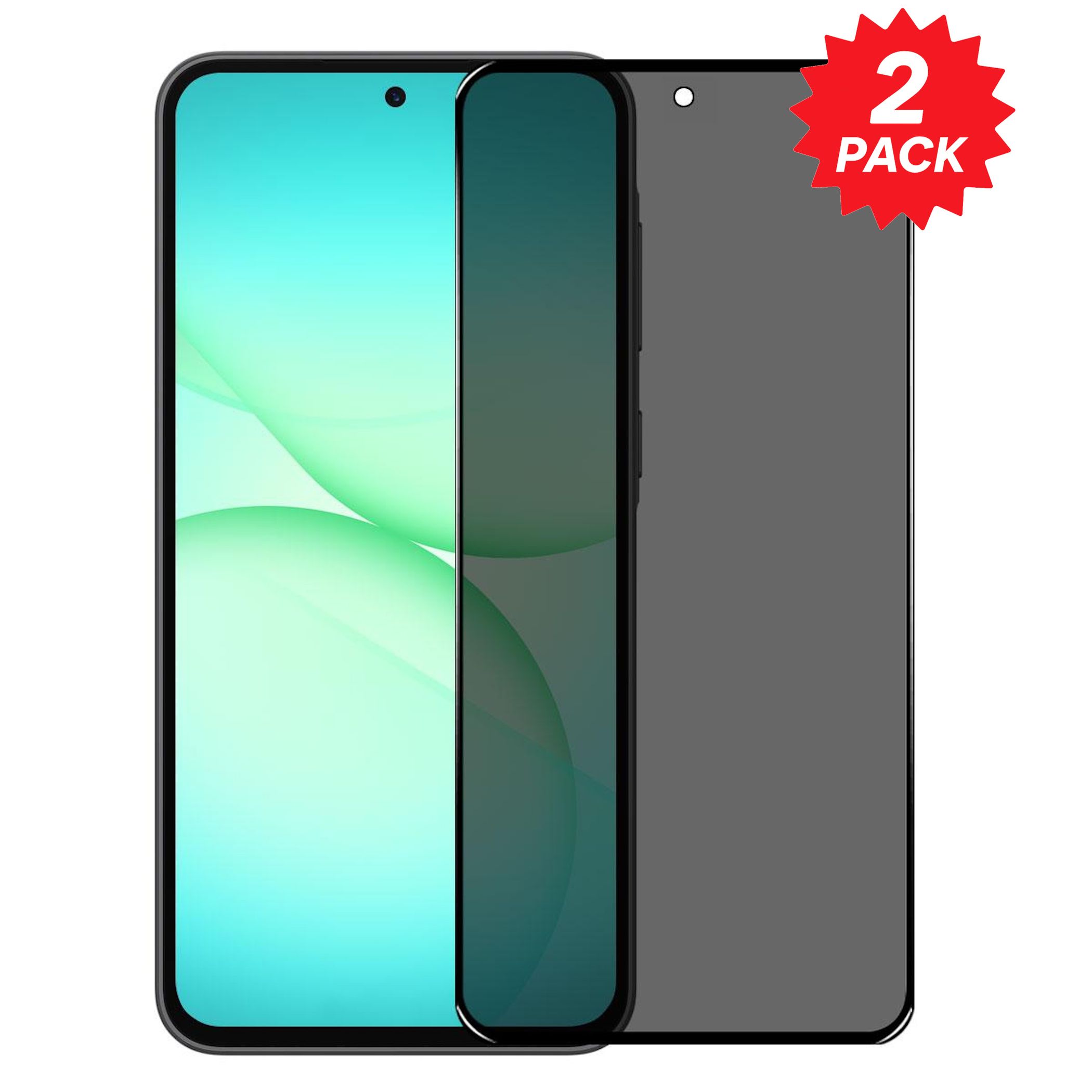 F&uuml;r Samsung Galaxy A57 / A37 2x 0.3mm Privacy Display Schutzglas Blickschutz - Bild 1